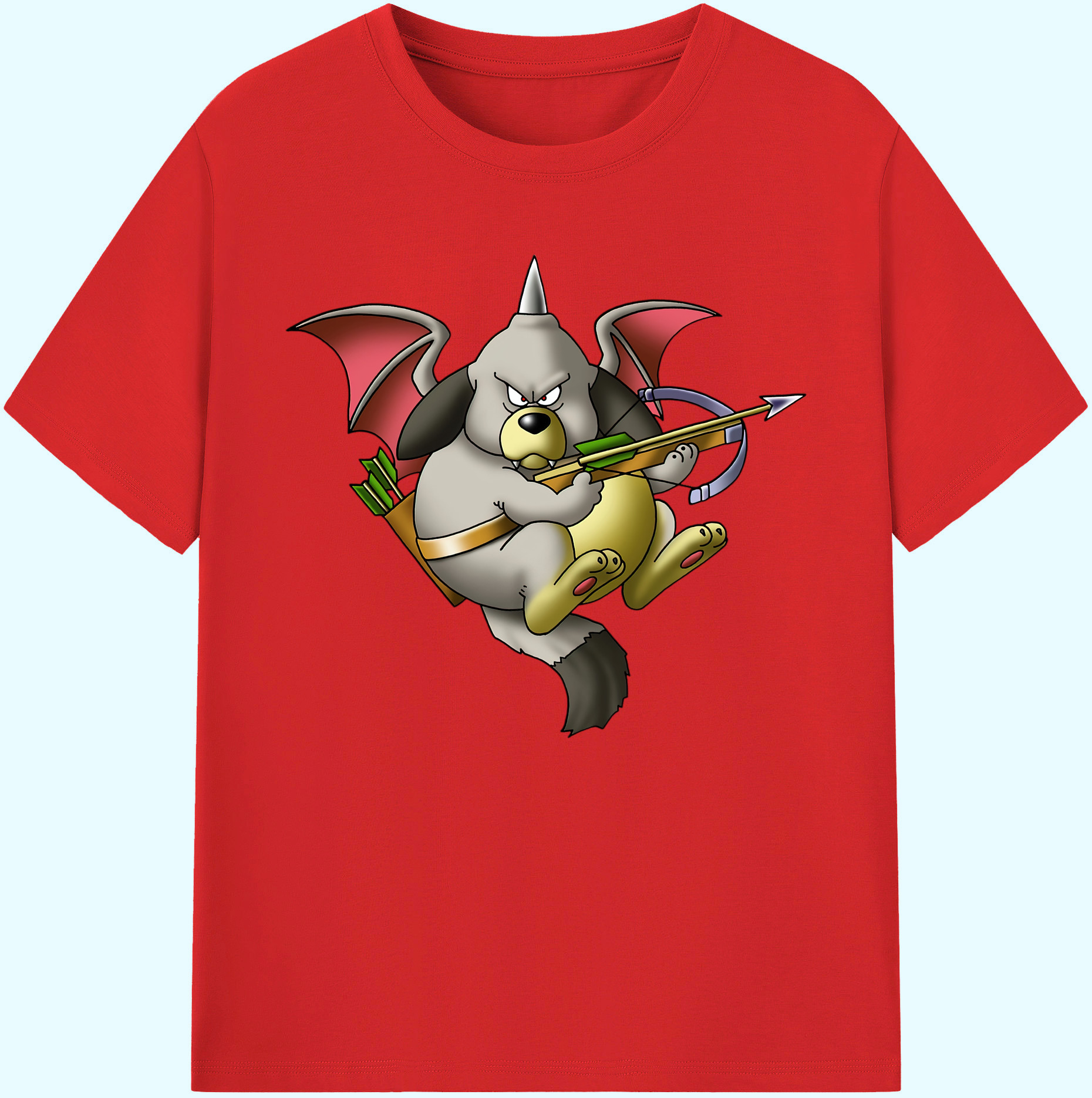 （画像用） ドラゴンクエスト Doragon Kuesuto Dragon Quest 綿100％ メンズ半袖Tシャツ｜肌触りやわらか＆通気性