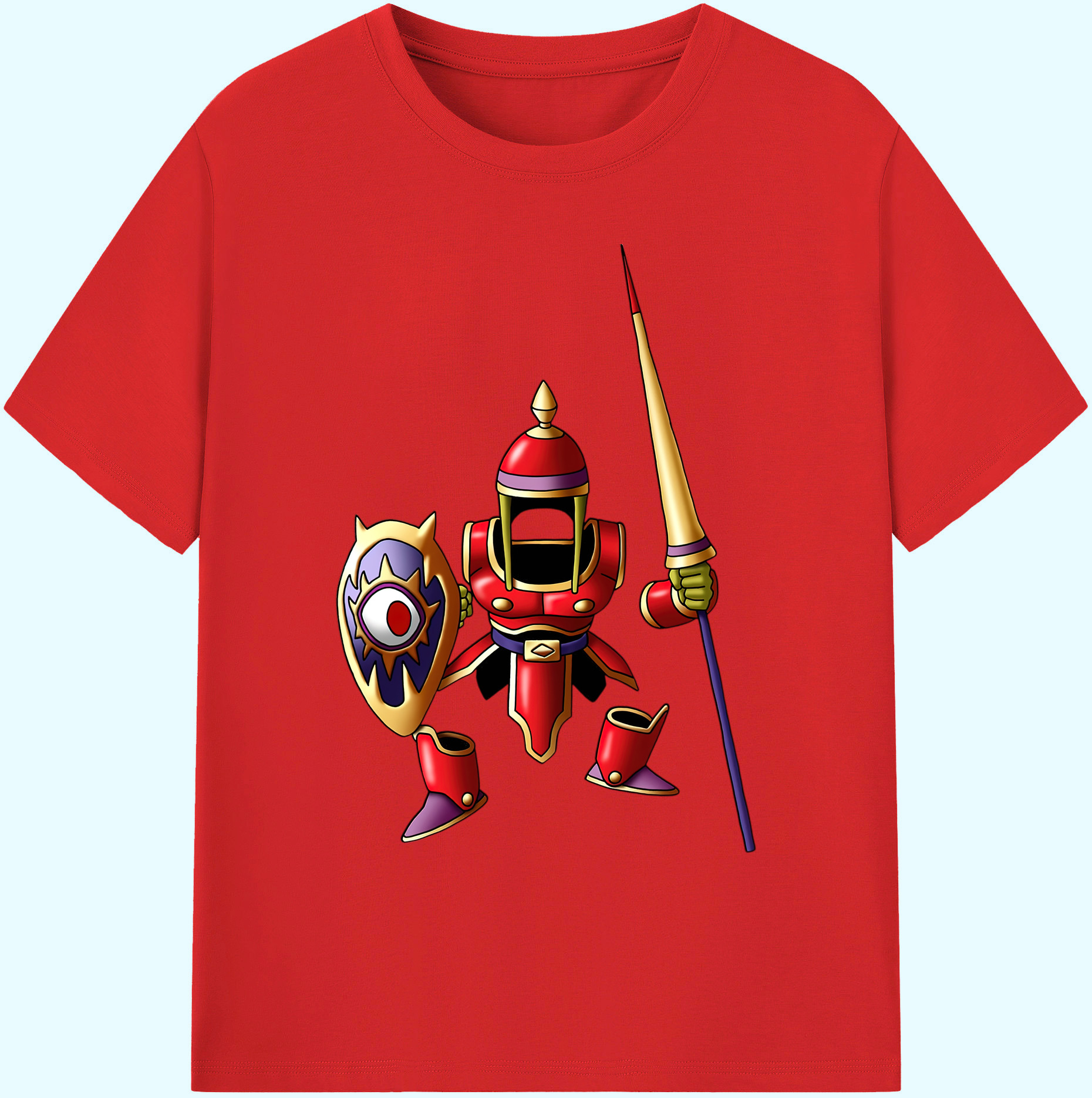 （画像用） ドラゴンクエスト Doragon Kuesuto Dragon Quest 綿100％ メンズ半袖Tシャツ｜肌触りやわらか＆通気性