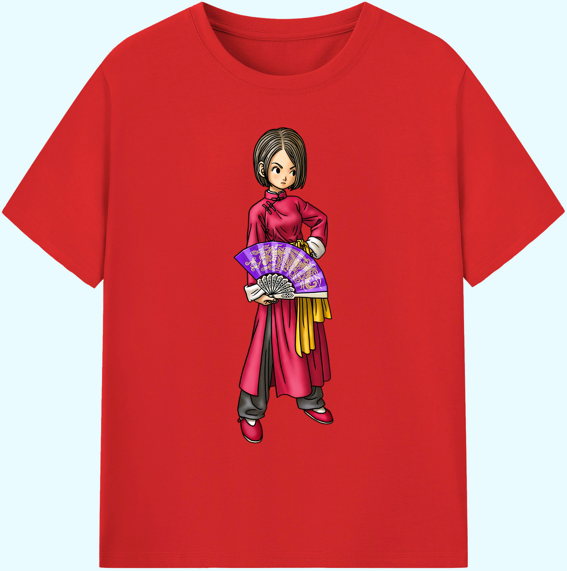 （画像用） ドラゴンクエスト Doragon Kuesuto Dragon Quest 綿100％ メンズ半袖Tシャツ｜肌触りやわらか＆通気性