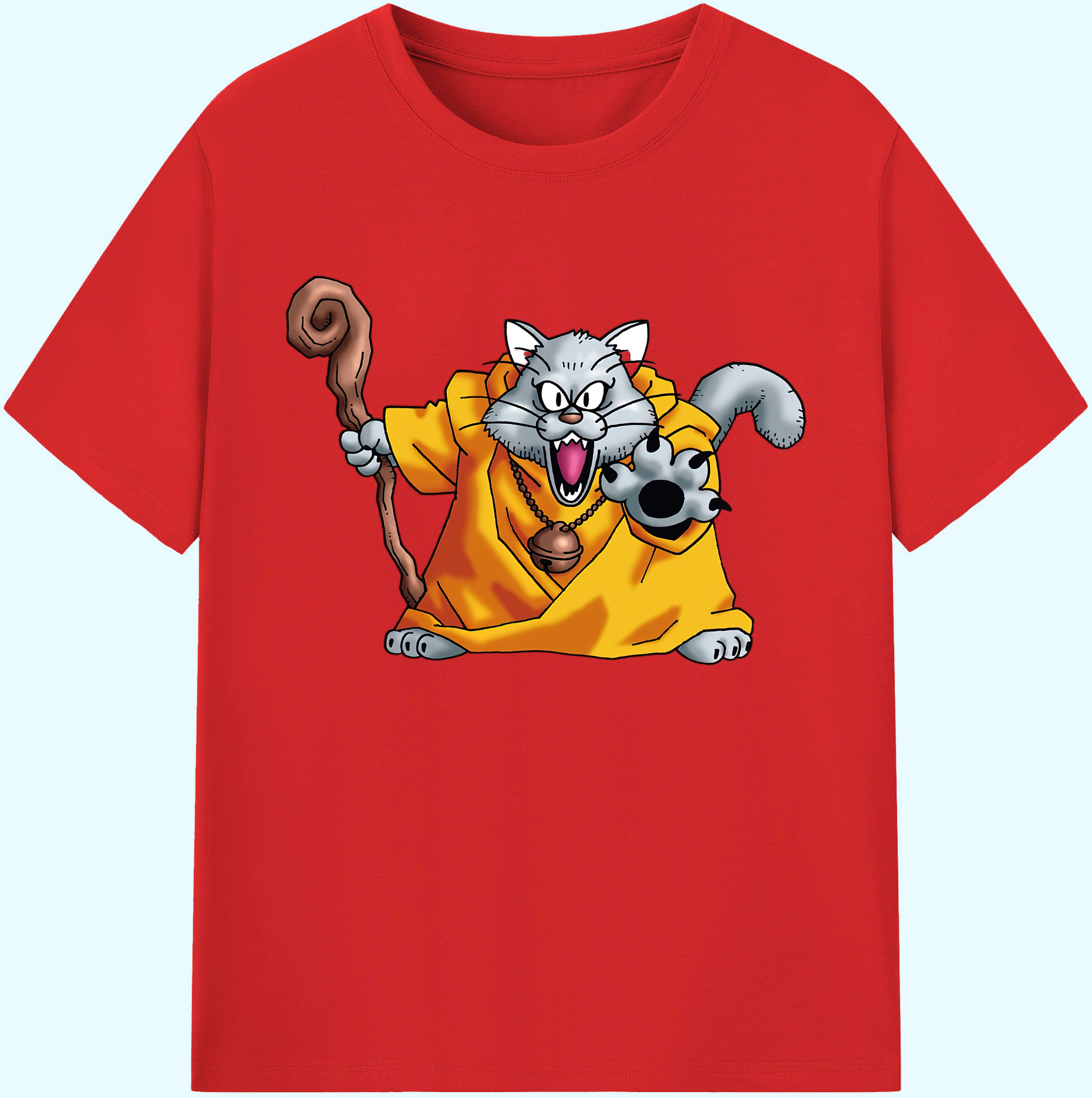 （画像用） ドラゴンクエスト Doragon Kuesuto Dragon Quest 綿100％ メンズ半袖Tシャツ｜肌触りやわらか＆通気性