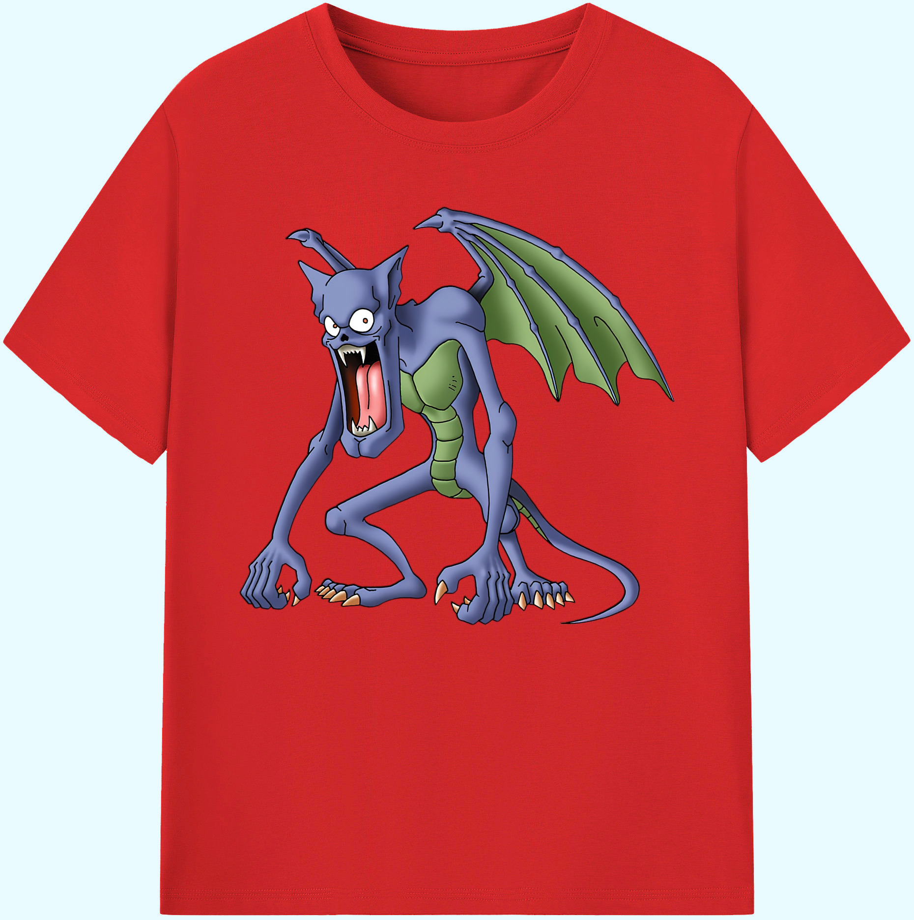 （画像用） ドラゴンクエスト Doragon Kuesuto Dragon Quest 綿100％ メンズ半袖Tシャツ｜肌触りやわらか＆通気性