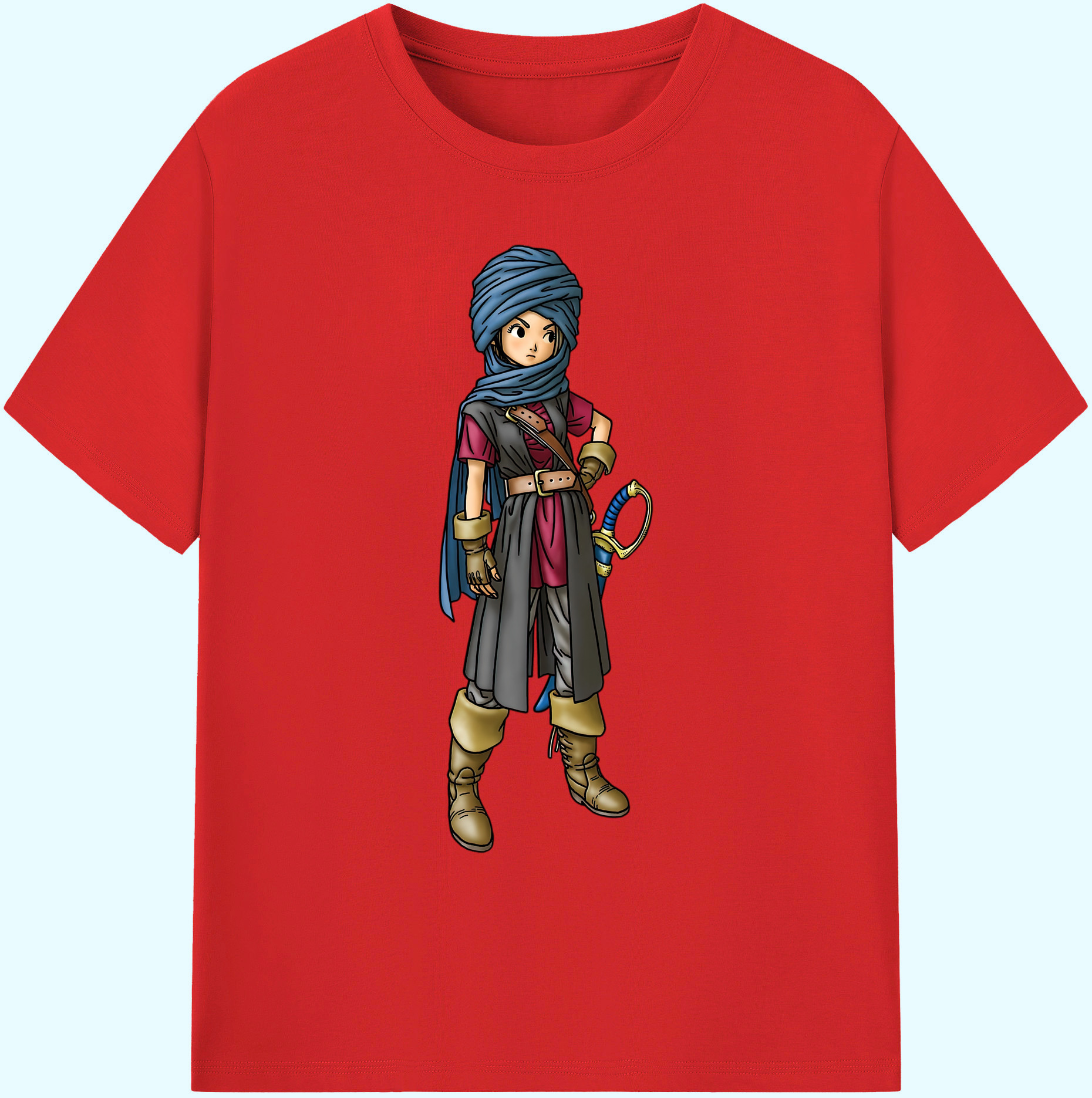 （画像用） ドラゴンクエスト Doragon Kuesuto Dragon Quest 綿100％ メンズ半袖Tシャツ｜肌触りやわらか＆通気性