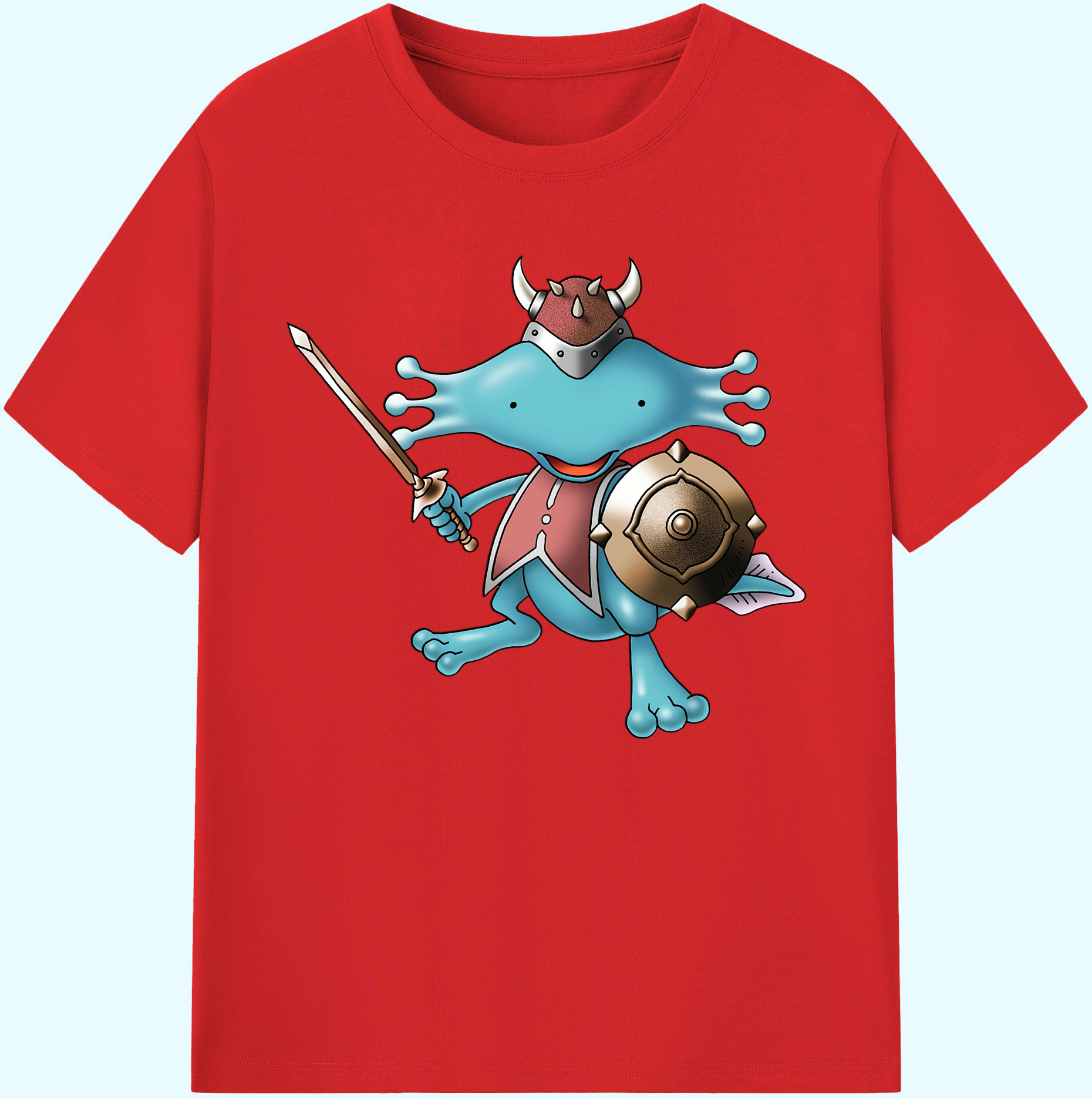 （画像用） ドラゴンクエスト Doragon Kuesuto Dragon Quest 綿100％ メンズ半袖Tシャツ｜肌触りやわらか＆通気性