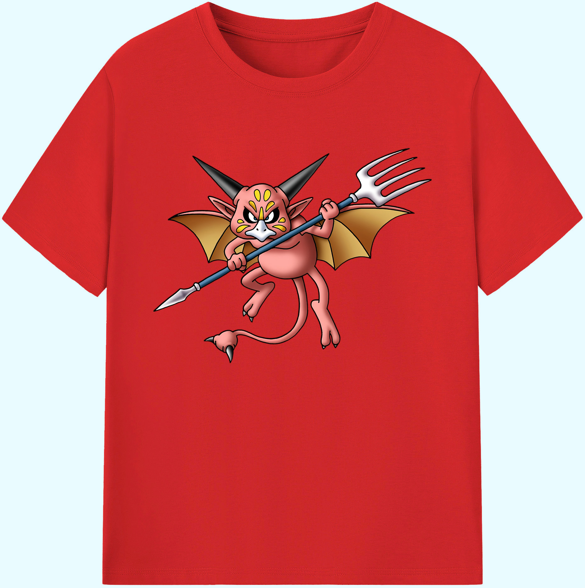 （画像用） ドラゴンクエスト Doragon Kuesuto Dragon Quest 綿100％ メンズ半袖Tシャツ｜肌触りやわらか＆通気性