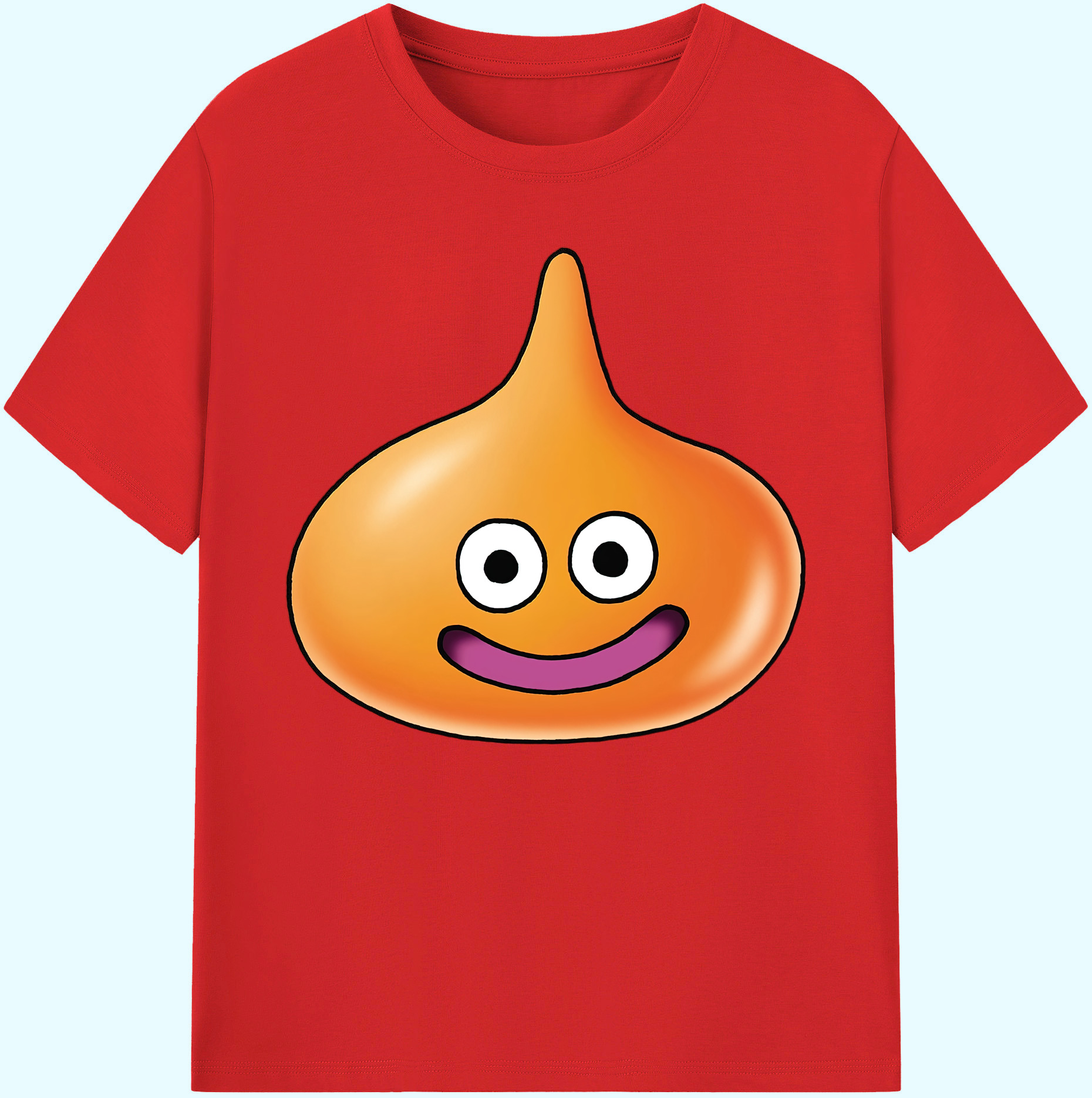 （画像用） ドラゴンクエスト Doragon Kuesuto Dragon Quest 綿100％ メンズ半袖Tシャツ｜肌触りやわらか＆通気性
