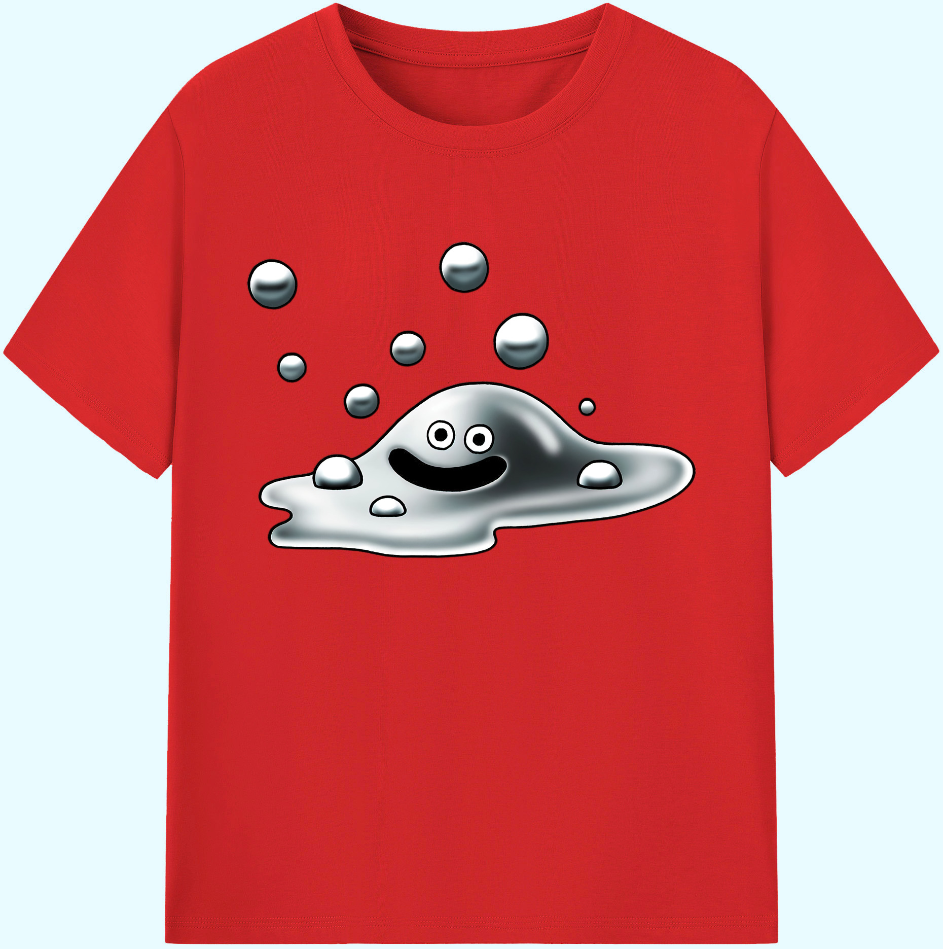 （画像用） ドラゴンクエスト Doragon Kuesuto Dragon Quest 綿100％ メンズ半袖Tシャツ｜肌触りやわらか＆通気性