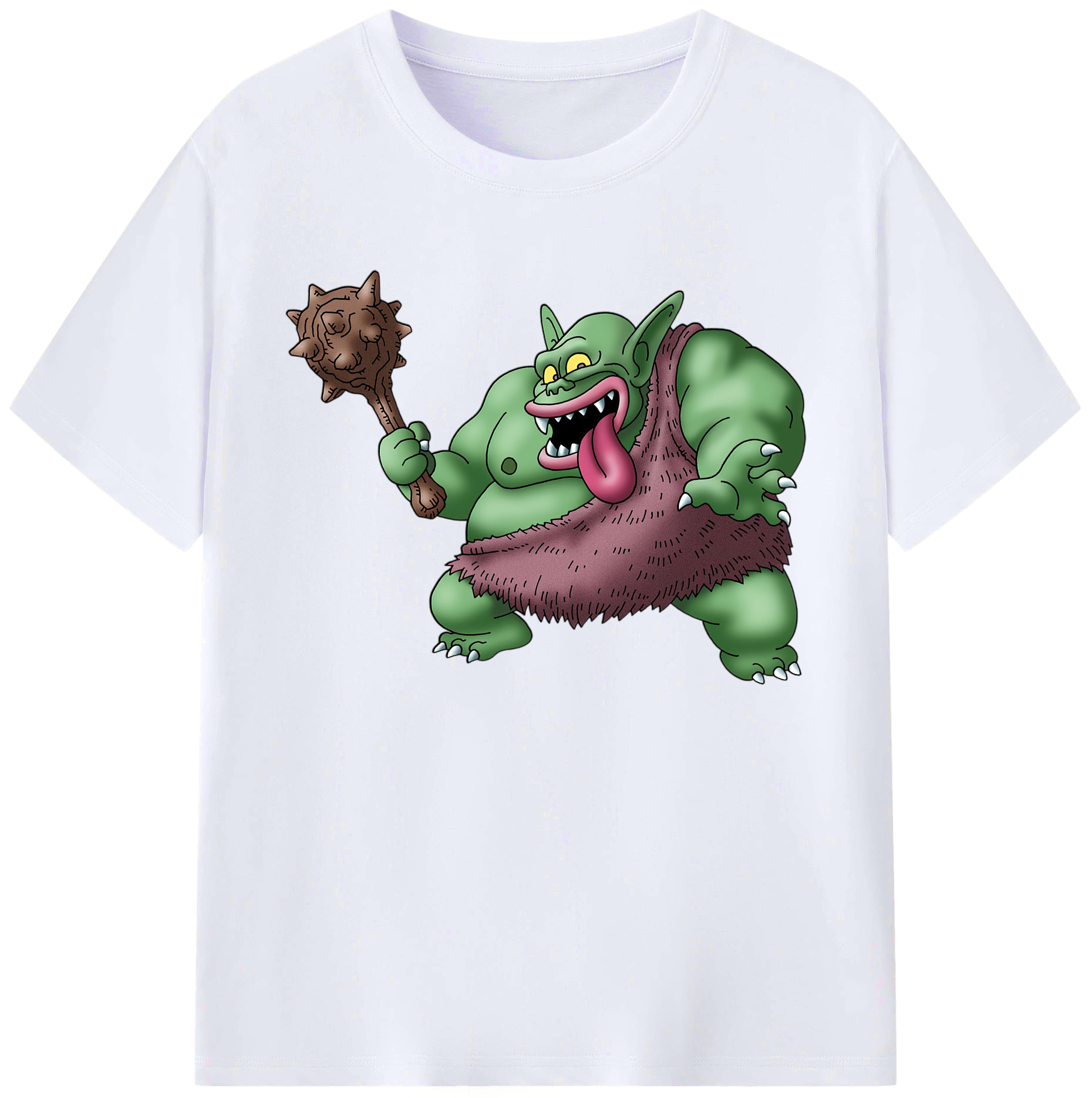 （画像用） ドラゴンクエスト Doragon Kuesuto Dragon Quest 綿100％ メンズ半袖Tシャツ｜肌触りやわらか＆通気性