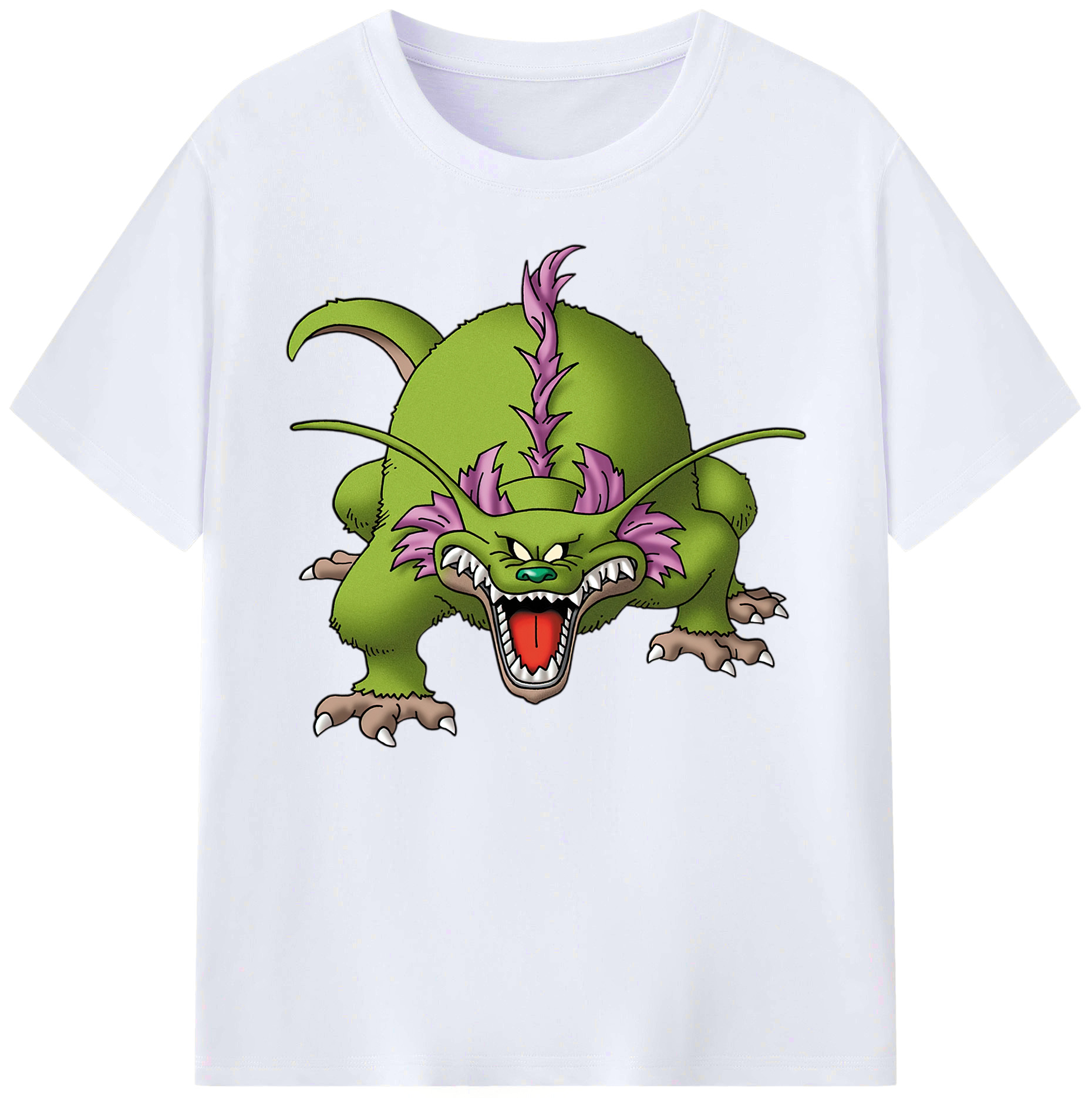 （画像用） ドラゴンクエスト Doragon Kuesuto Dragon Quest 綿100％ メンズ半袖Tシャツ｜肌触りやわらか＆通気性