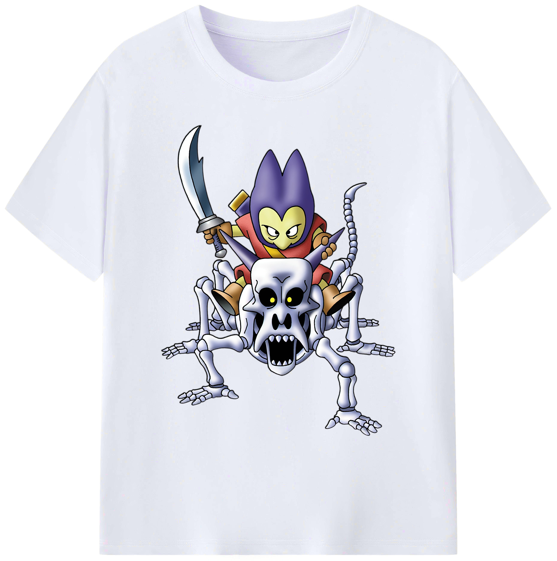 （画像用） ドラゴンクエスト Doragon Kuesuto Dragon Quest 綿100％ メンズ半袖Tシャツ｜肌触りやわらか＆通気性