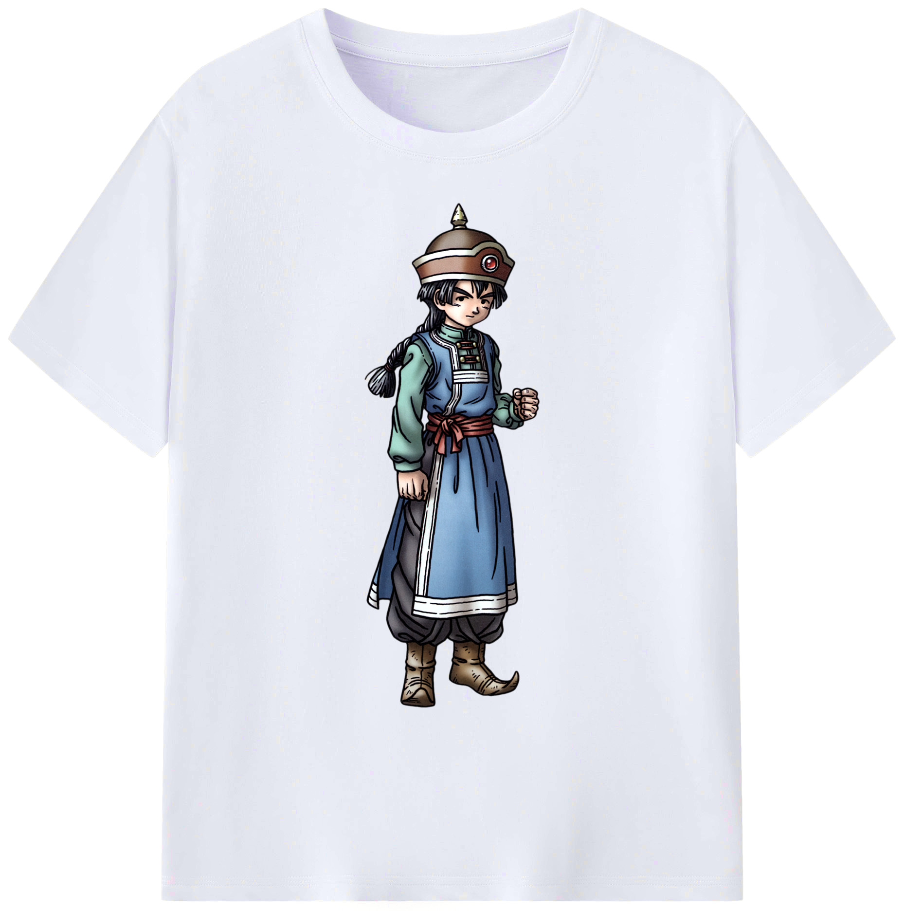 （画像用） ドラゴンクエスト Doragon Kuesuto Dragon Quest 綿100％ メンズ半袖Tシャツ｜肌触りやわらか＆通気性