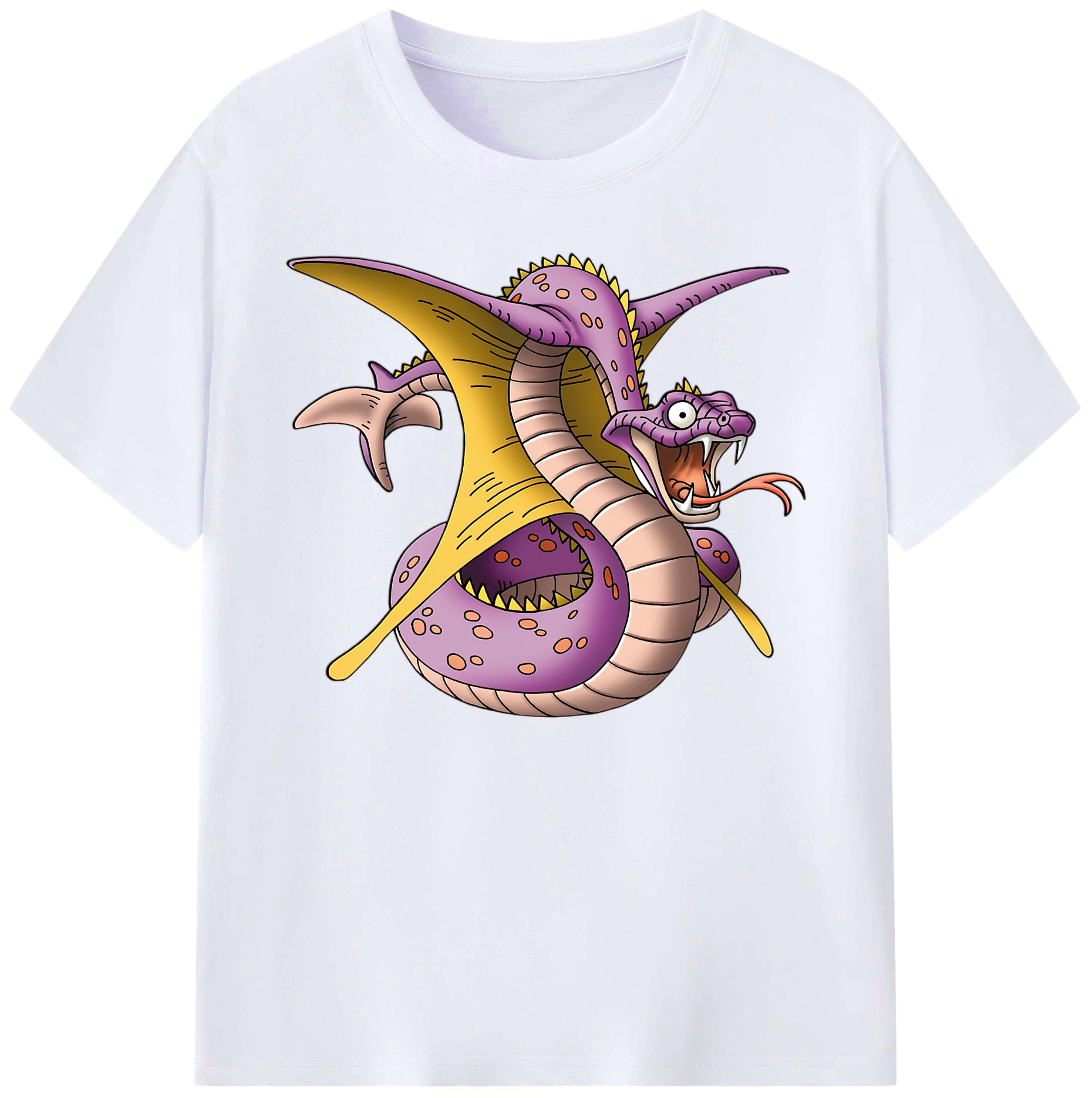 （画像用） ドラゴンクエスト Doragon Kuesuto Dragon Quest 綿100％ メンズ半袖Tシャツ｜肌触りやわらか＆通気性