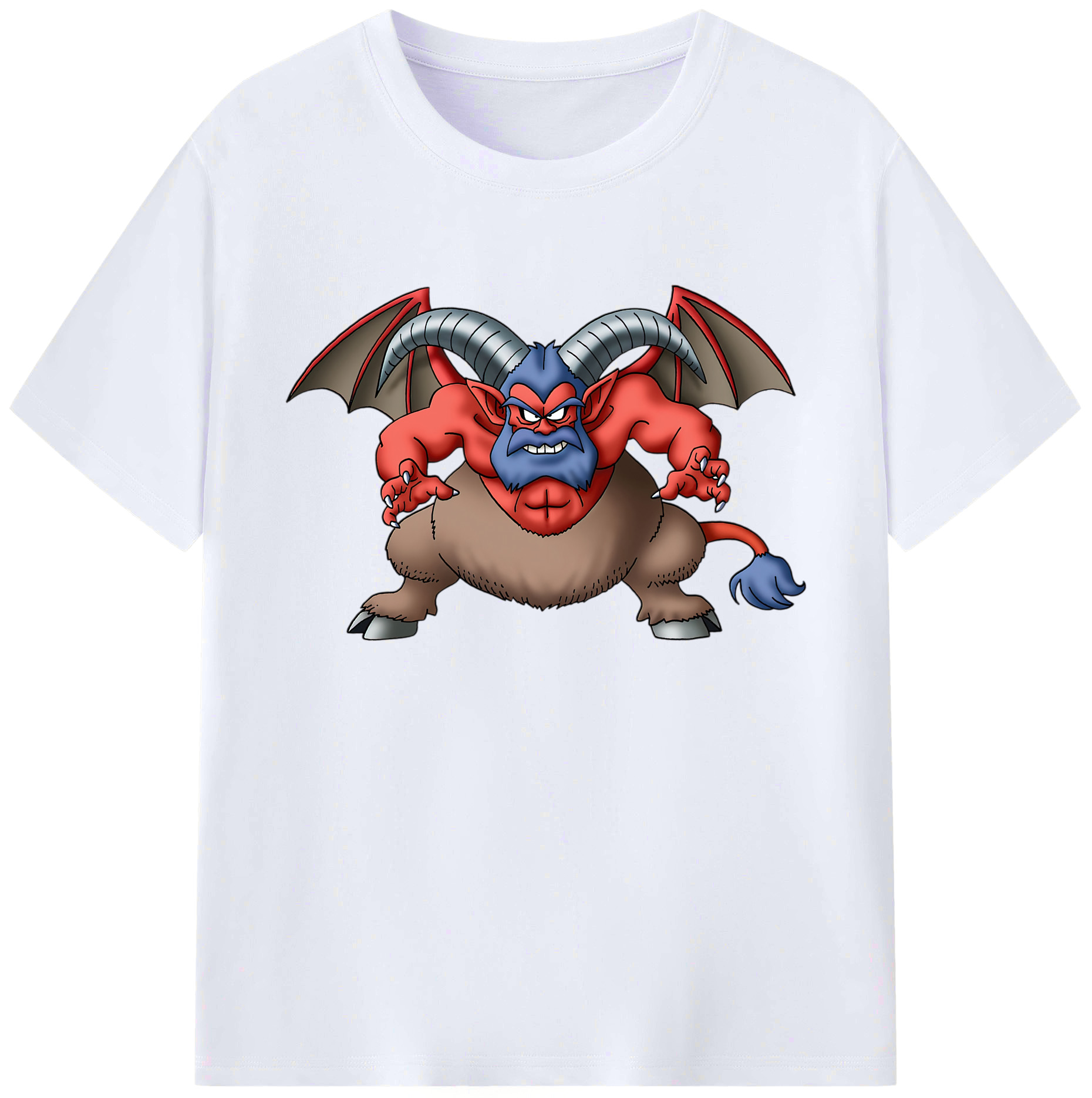 （画像用） ドラゴンクエスト Doragon Kuesuto Dragon Quest 綿100％ メンズ半袖Tシャツ｜肌触りやわらか＆通気性