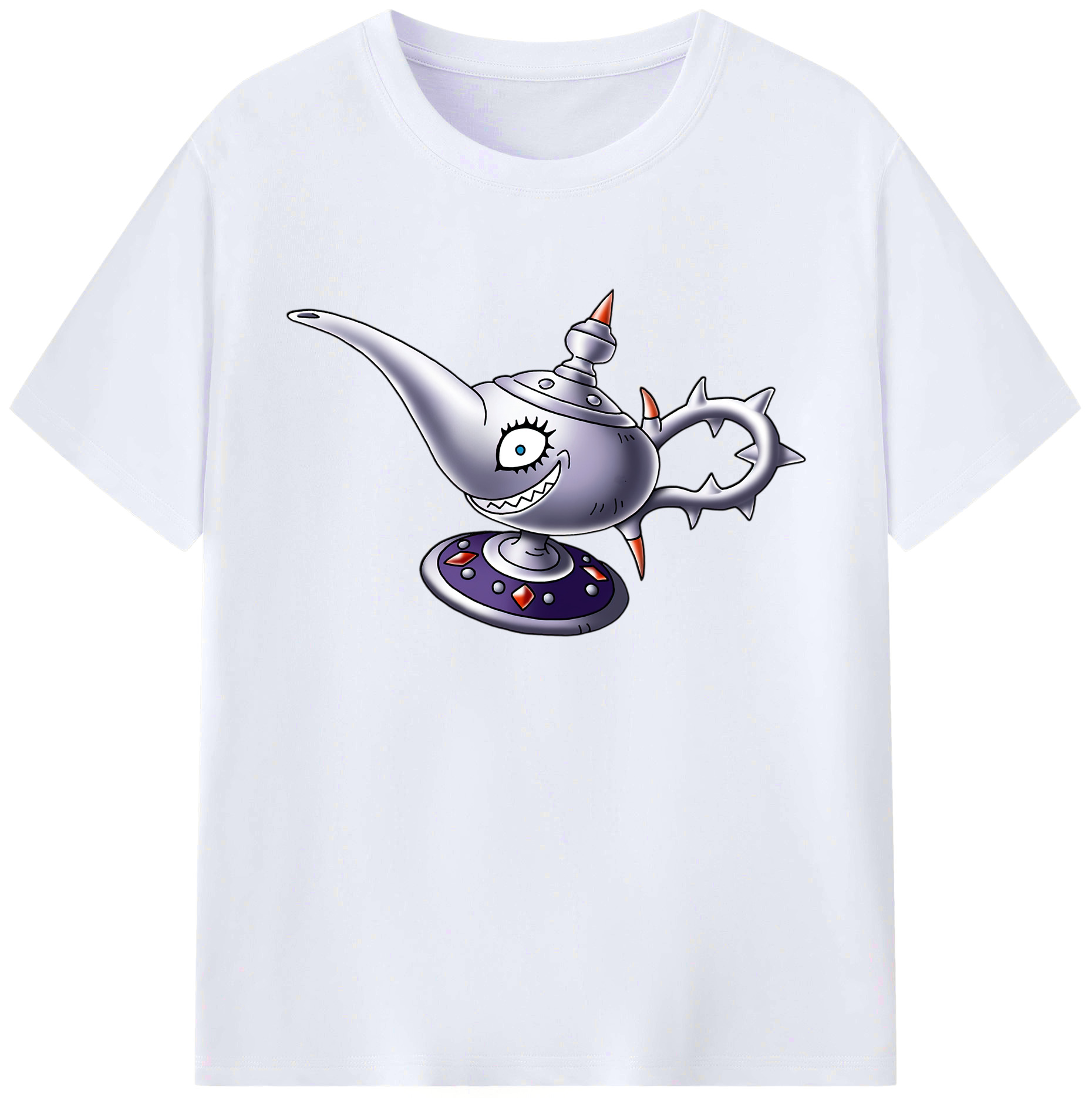 （画像用） ドラゴンクエスト Doragon Kuesuto Dragon Quest 綿100％ メンズ半袖Tシャツ｜肌触りやわらか＆通気性