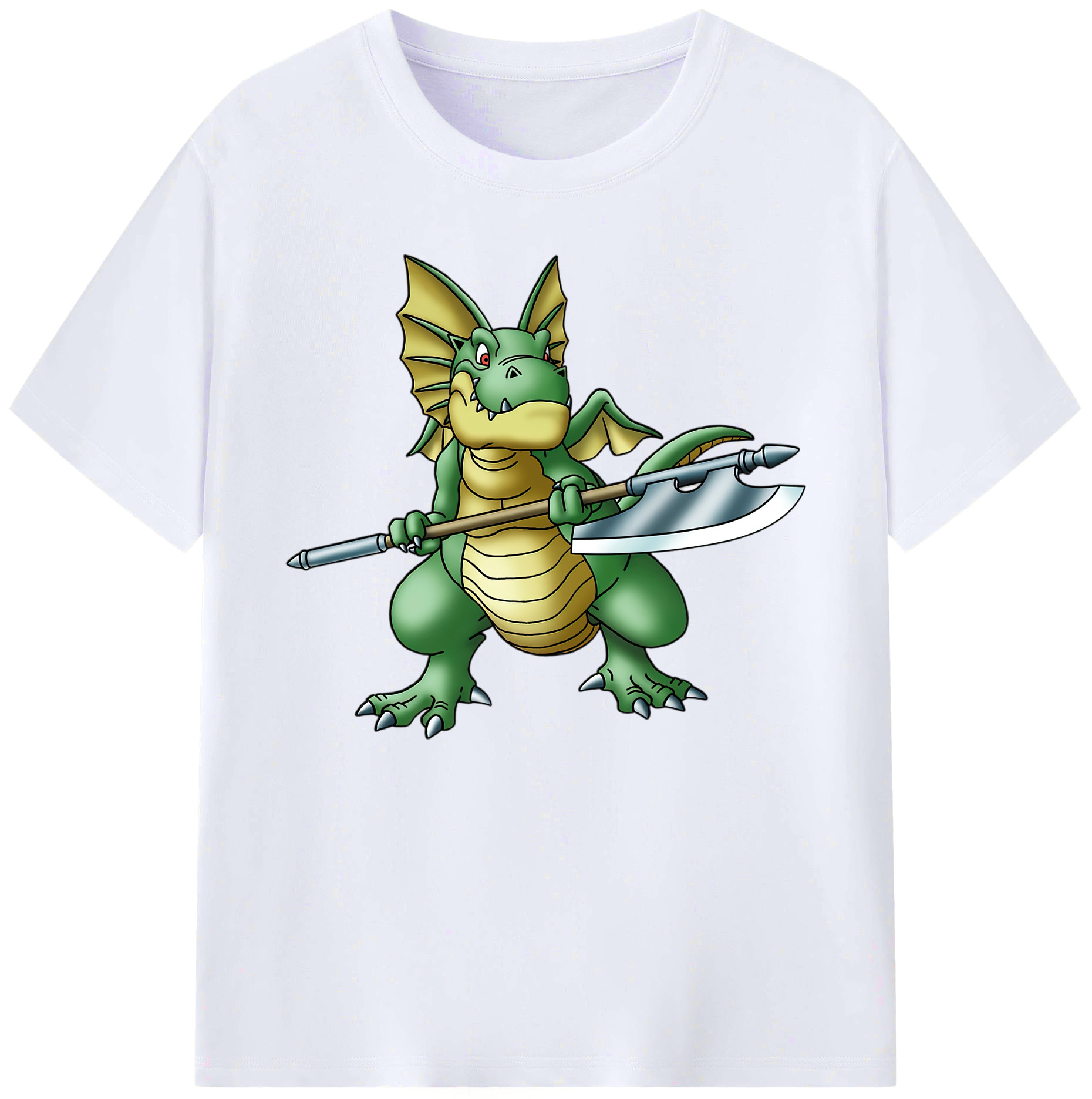 （画像用） ドラゴンクエスト Doragon Kuesuto Dragon Quest 綿100％ メンズ半袖Tシャツ｜肌触りやわらか＆通気性