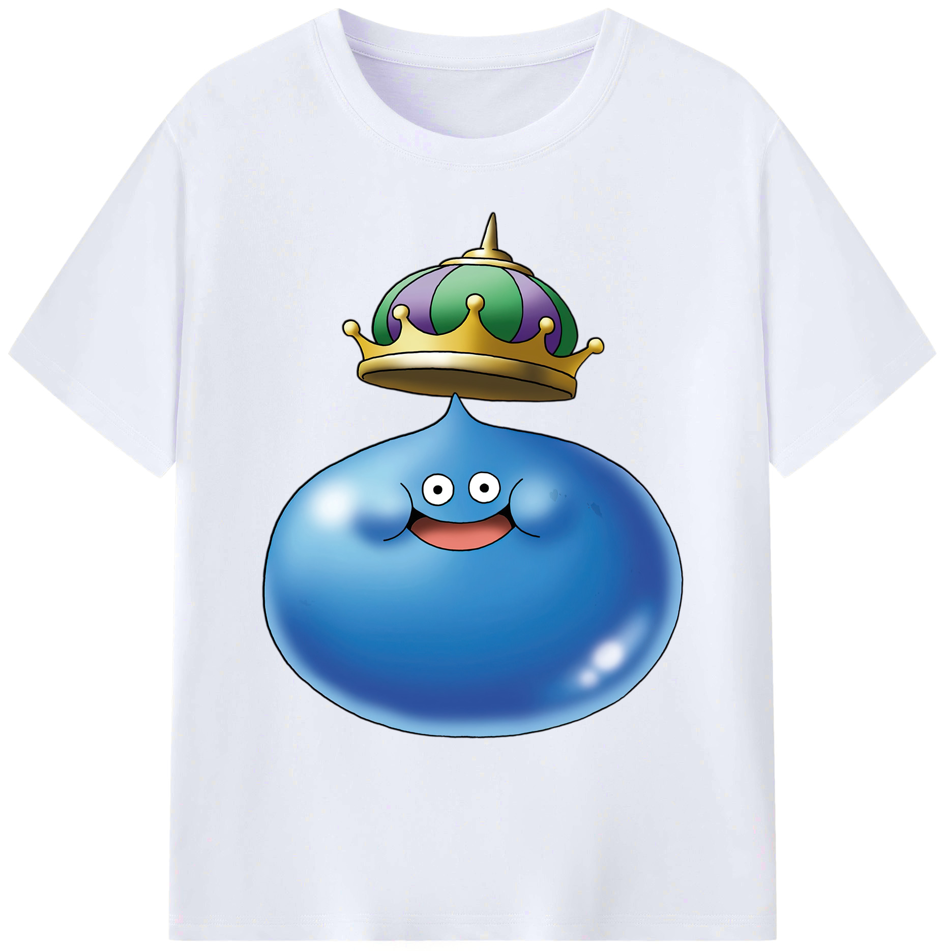 （画像用） ドラゴンクエスト Doragon Kuesuto Dragon Quest 綿100％ メンズ半袖Tシャツ｜肌触りやわらか＆通気性