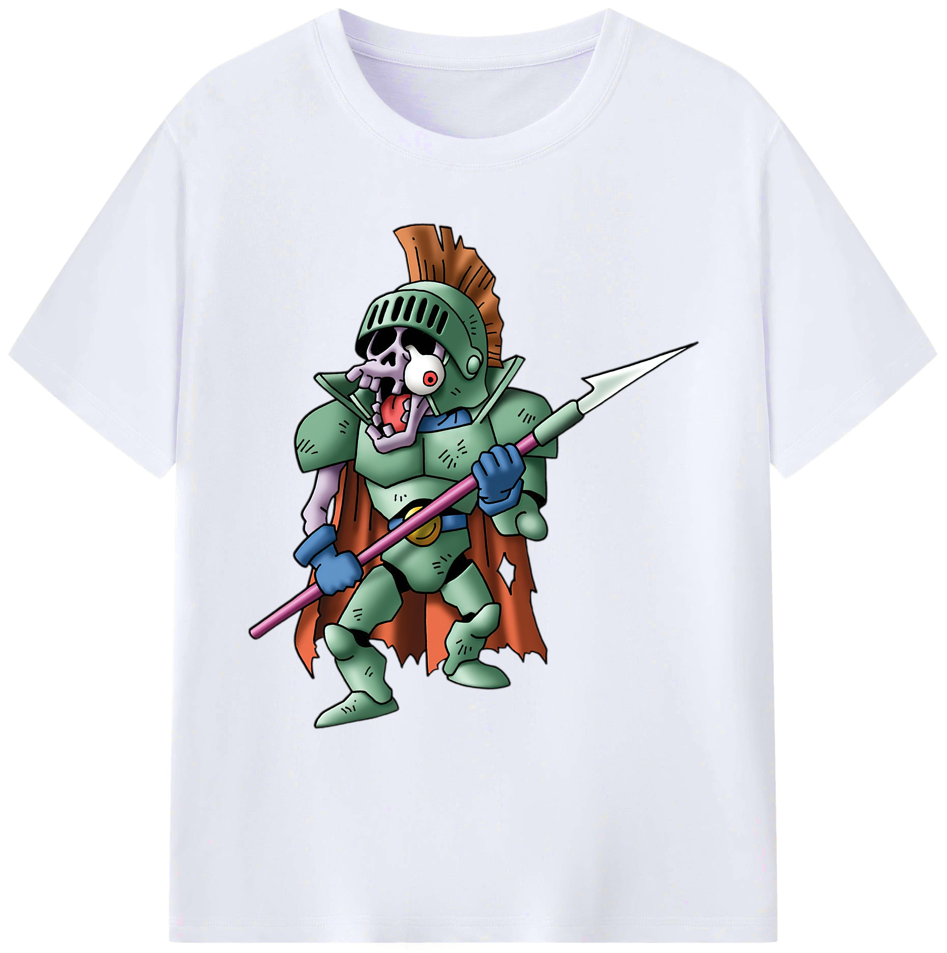 （画像用） ドラゴンクエスト Doragon Kuesuto Dragon Quest 綿100％ メンズ半袖Tシャツ｜肌触りやわらか＆通気性
