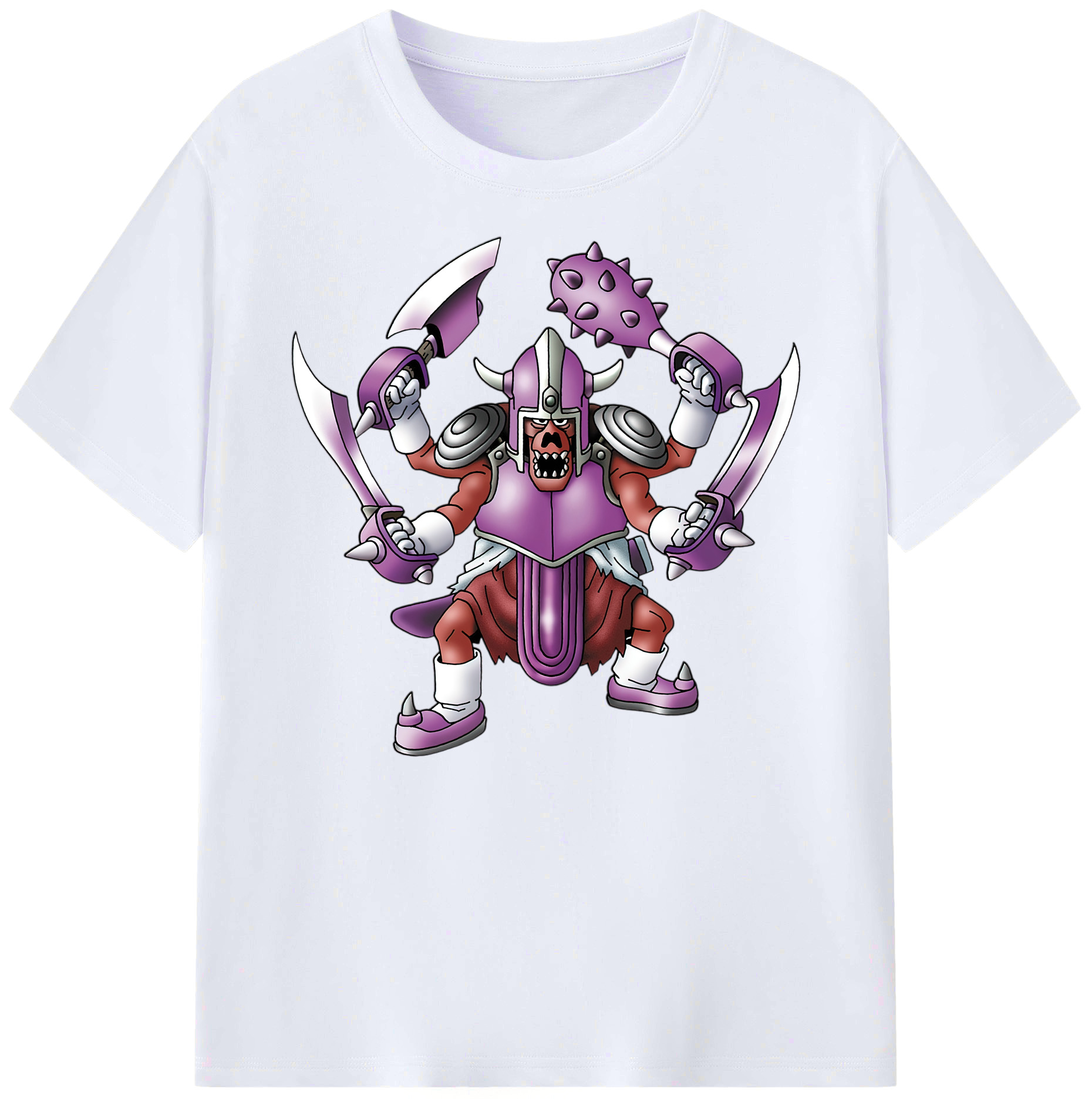 （画像用） ドラゴンクエスト Doragon Kuesuto Dragon Quest 綿100％ メンズ半袖Tシャツ｜肌触りやわらか＆通気性