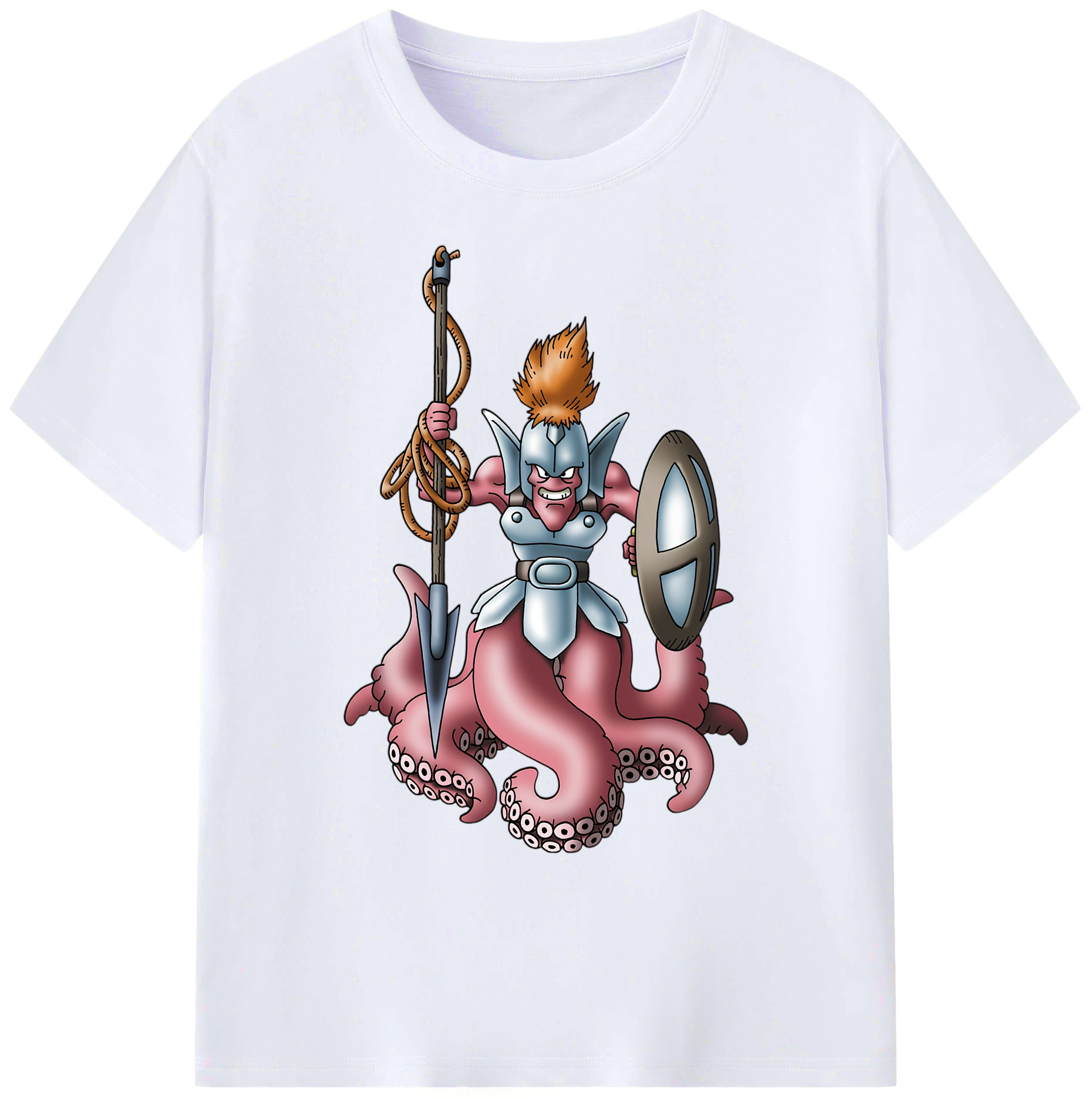 （画像用） ドラゴンクエスト Doragon Kuesuto Dragon Quest 綿100％ メンズ半袖Tシャツ｜肌触りやわらか＆通気性