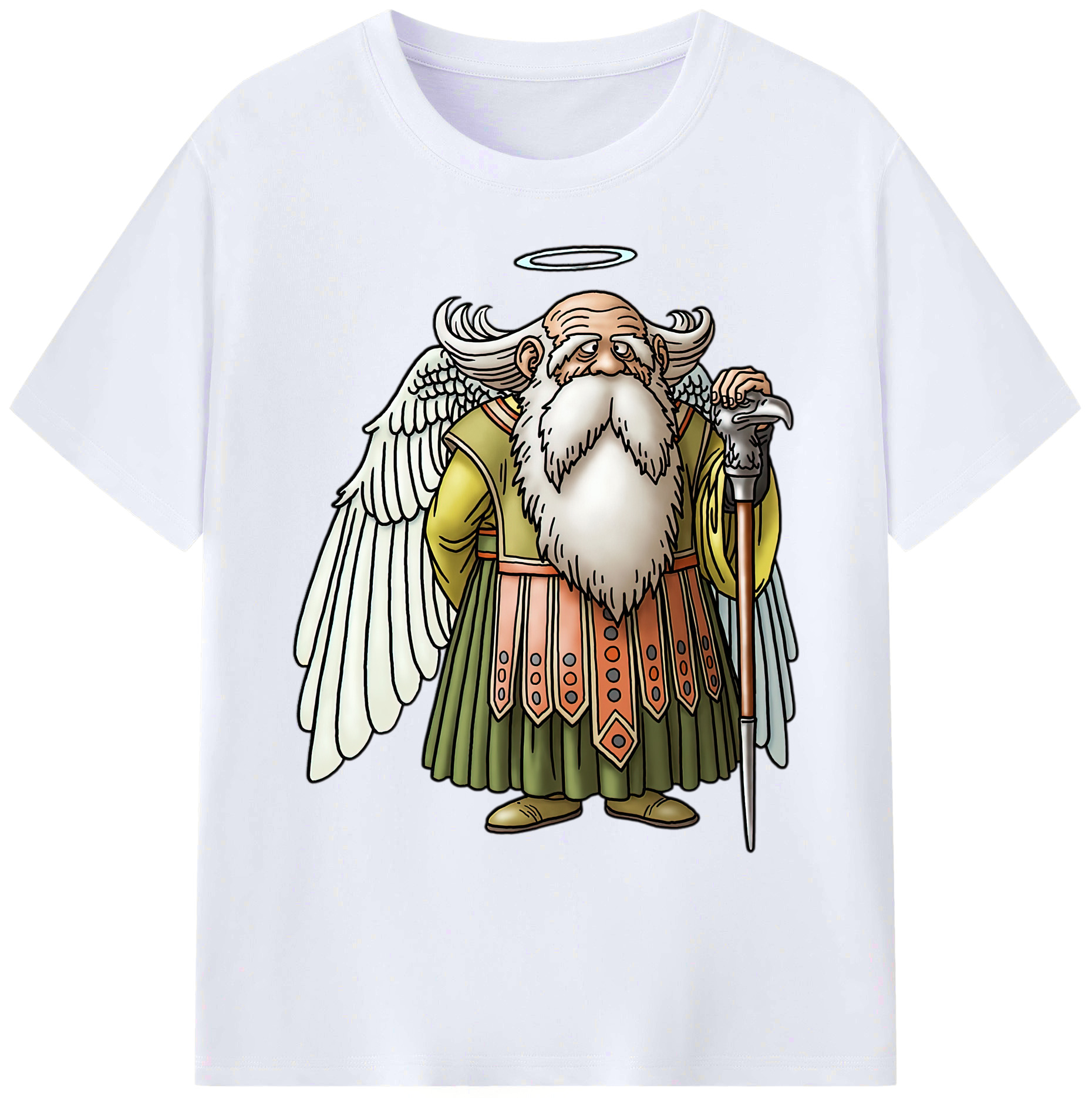 （画像用） ドラゴンクエスト Doragon Kuesuto Dragon Quest 綿100％ メンズ半袖Tシャツ｜肌触りやわらか＆通気性