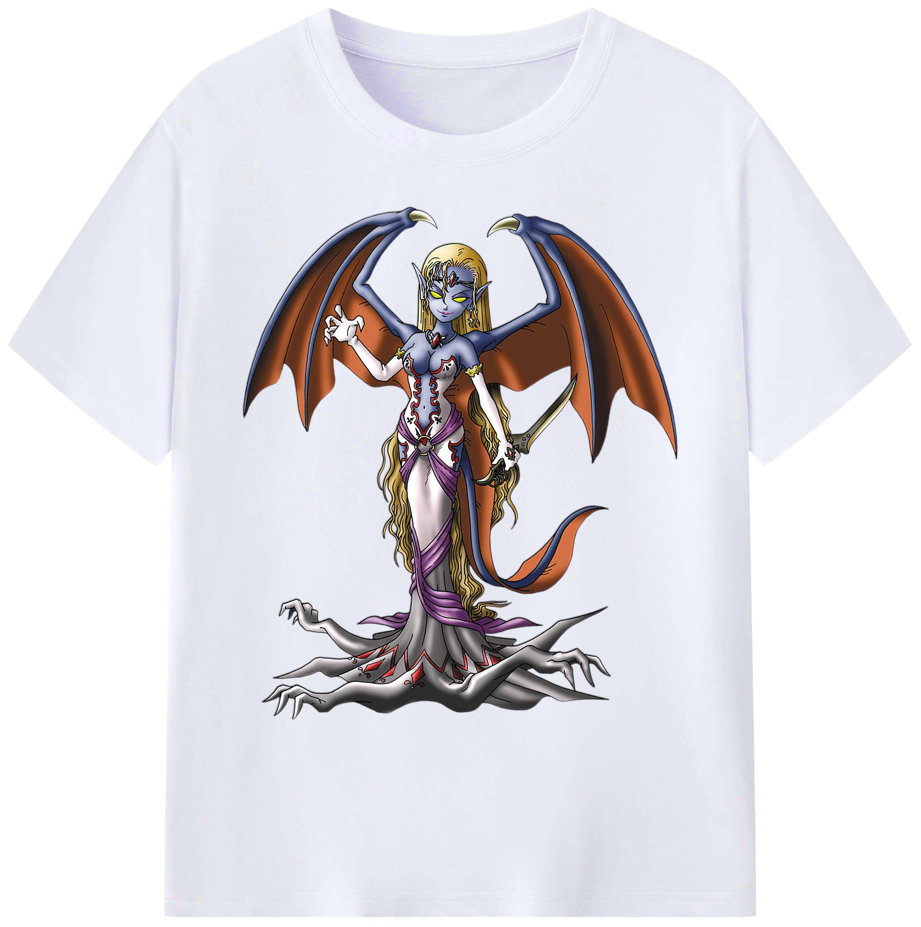 （画像用） ドラゴンクエスト Doragon Kuesuto Dragon Quest 綿100％ メンズ半袖Tシャツ｜肌触りやわらか＆通気性