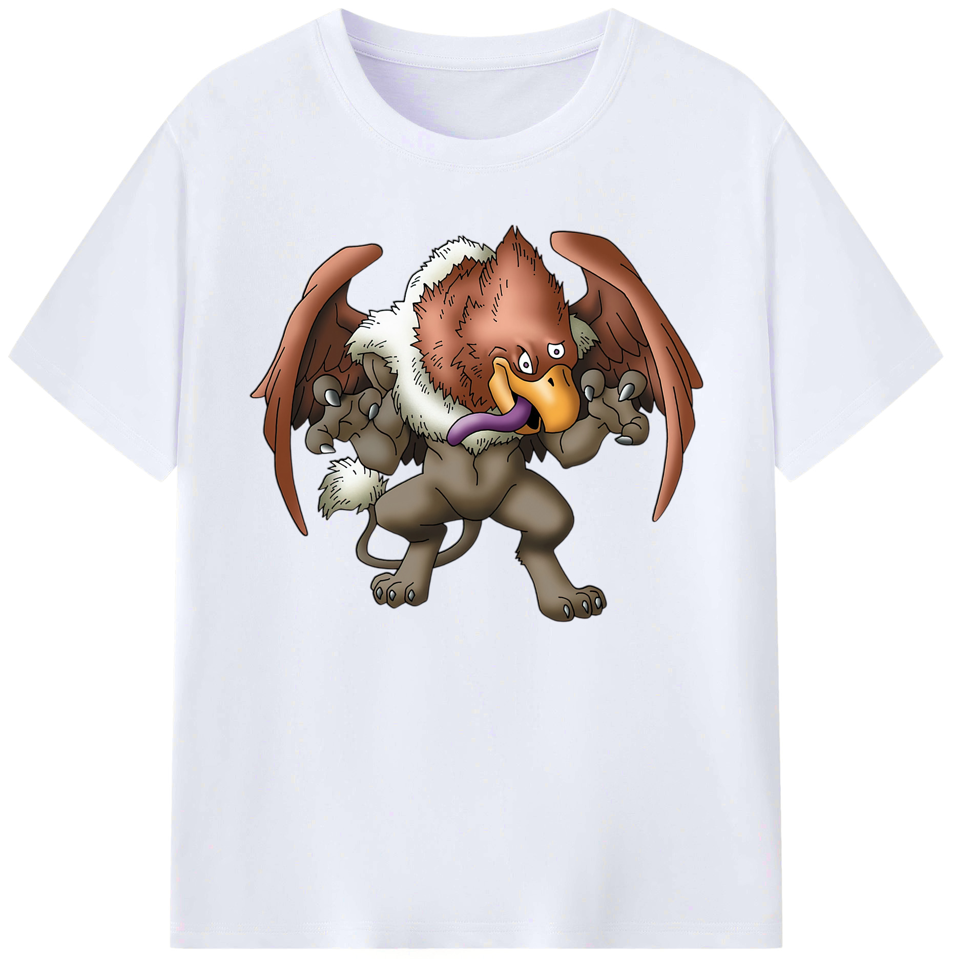 （画像用） ドラゴンクエスト Doragon Kuesuto Dragon Quest 綿100％ メンズ半袖Tシャツ｜肌触りやわらか＆通気性