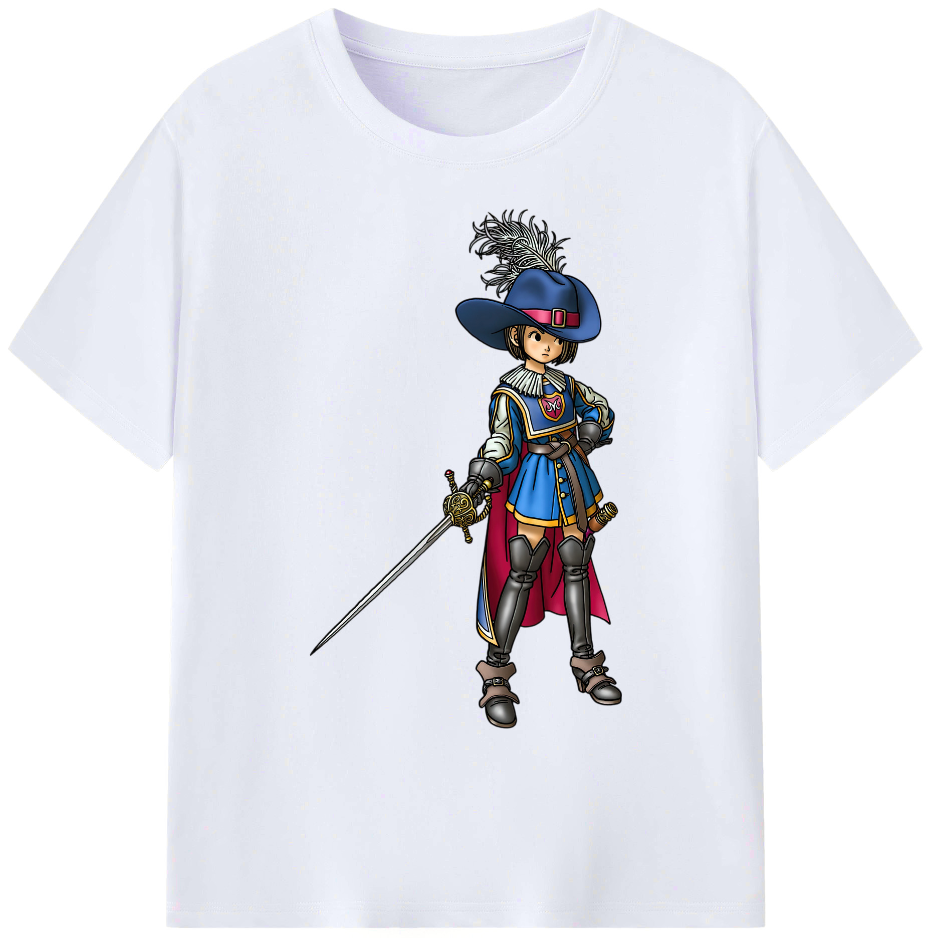 （画像用） ドラゴンクエスト Doragon Kuesuto Dragon Quest 綿100％ メンズ半袖Tシャツ｜肌触りやわらか＆通気性