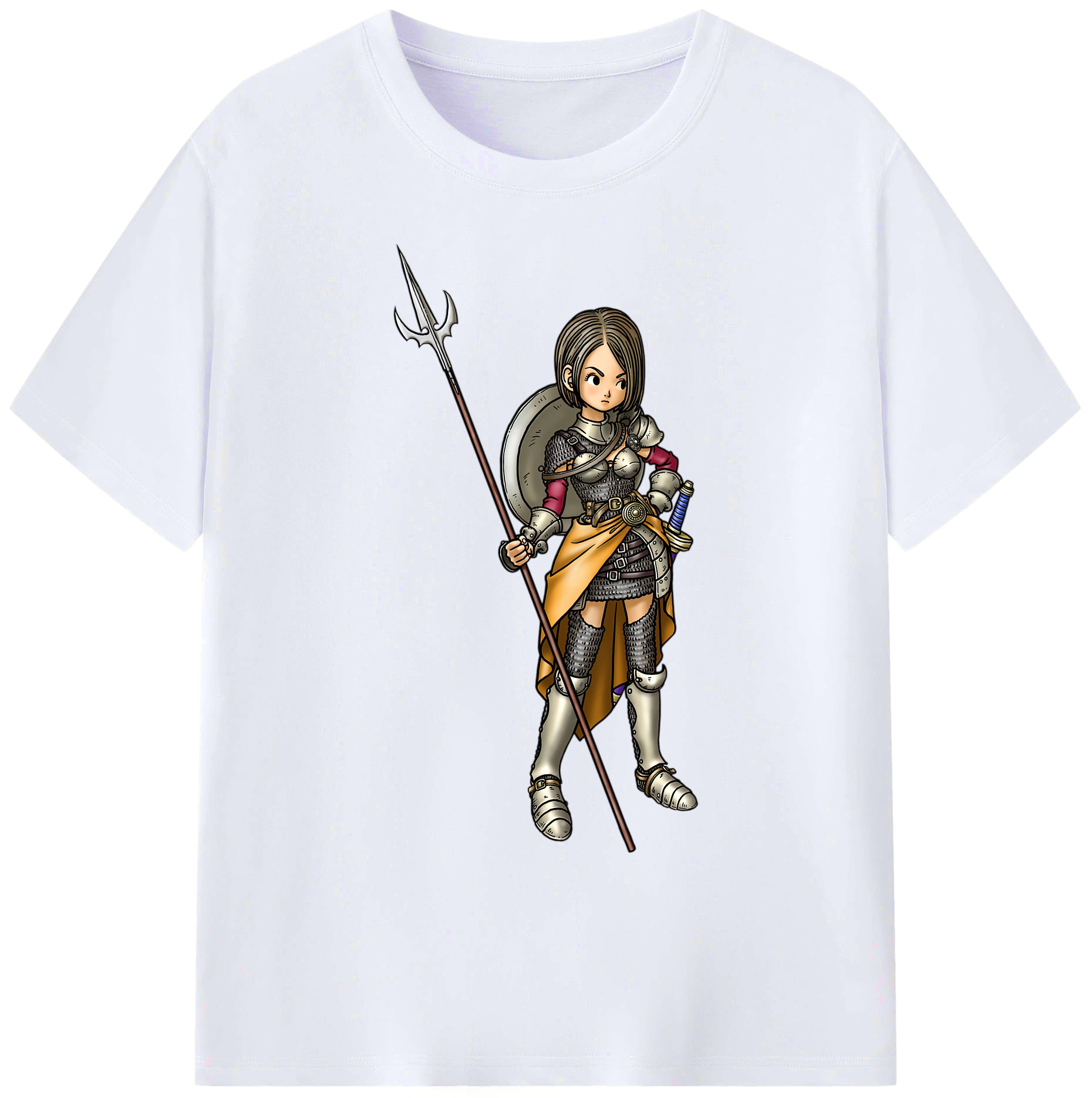 （画像用） ドラゴンクエスト Doragon Kuesuto Dragon Quest 綿100％ メンズ半袖Tシャツ｜肌触りやわらか＆通気性