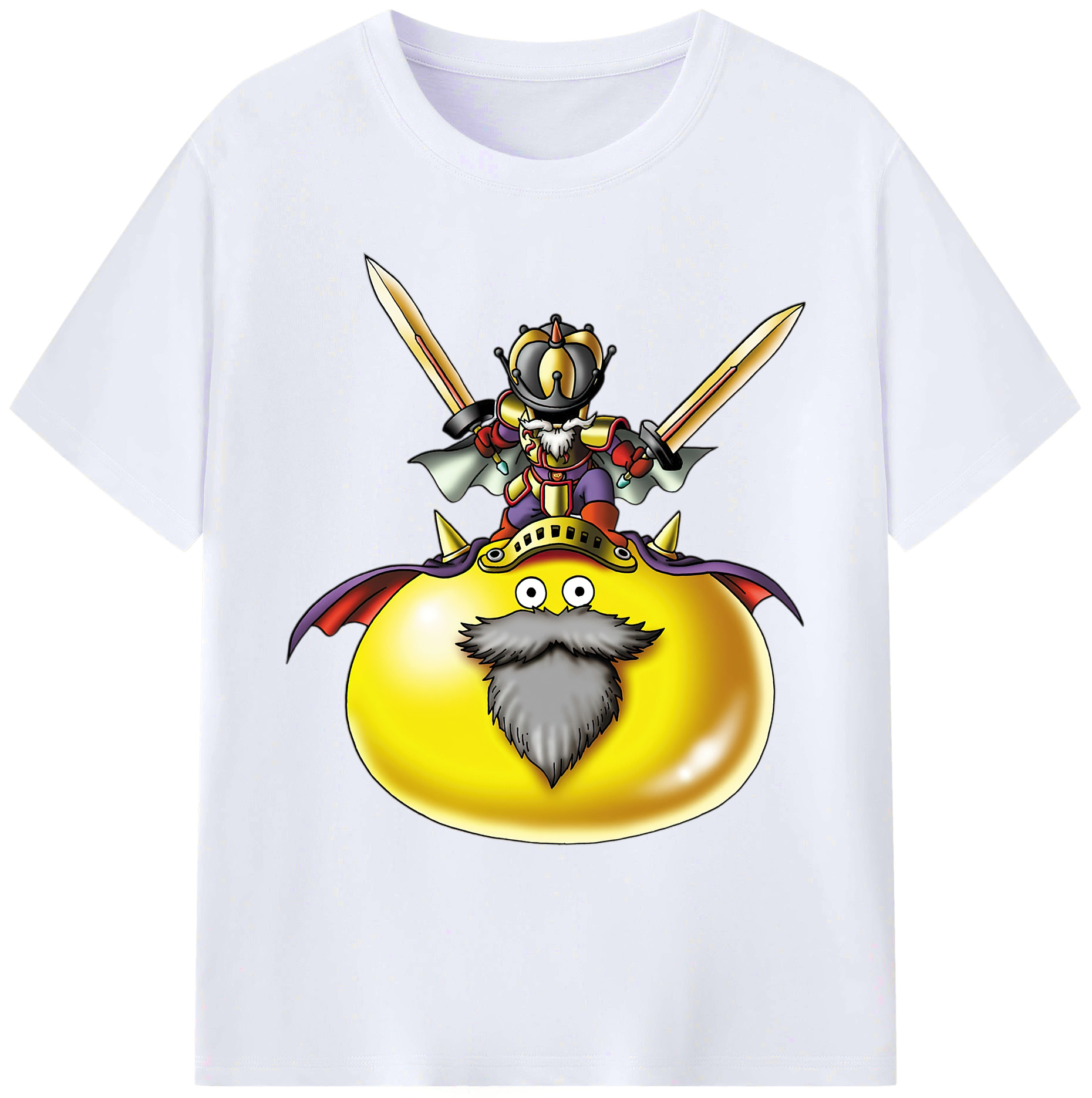 （画像用） ドラゴンクエスト Doragon Kuesuto Dragon Quest 綿100％ メンズ半袖Tシャツ｜肌触りやわらか＆通気性