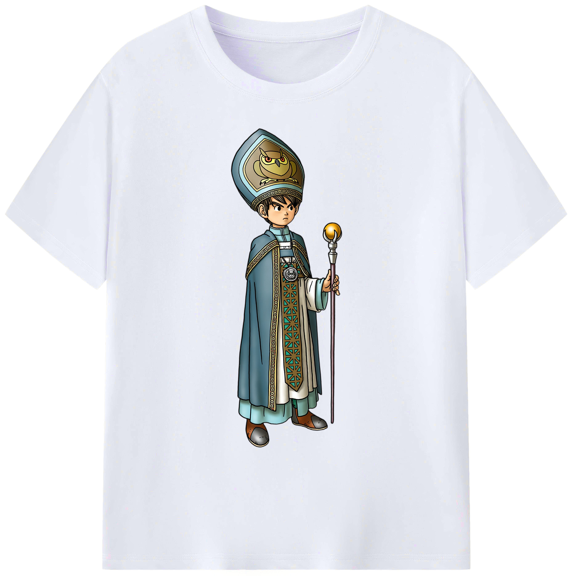 （画像用） ドラゴンクエスト Doragon Kuesuto Dragon Quest 綿100％ メンズ半袖Tシャツ｜肌触りやわらか＆通気性