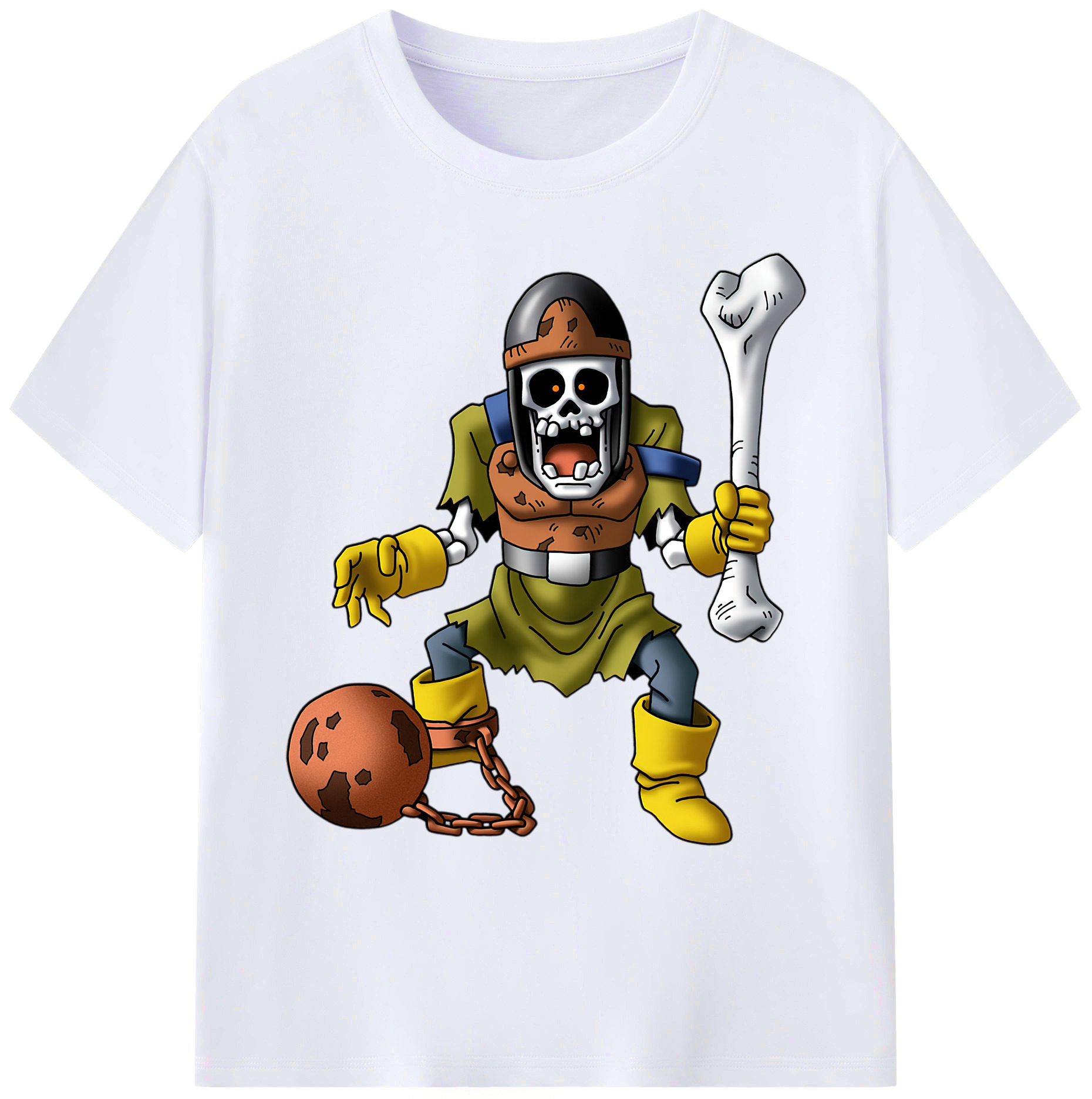 （画像用） ドラゴンクエスト Doragon Kuesuto Dragon Quest 綿100％ メンズ半袖Tシャツ｜肌触りやわらか＆通気性