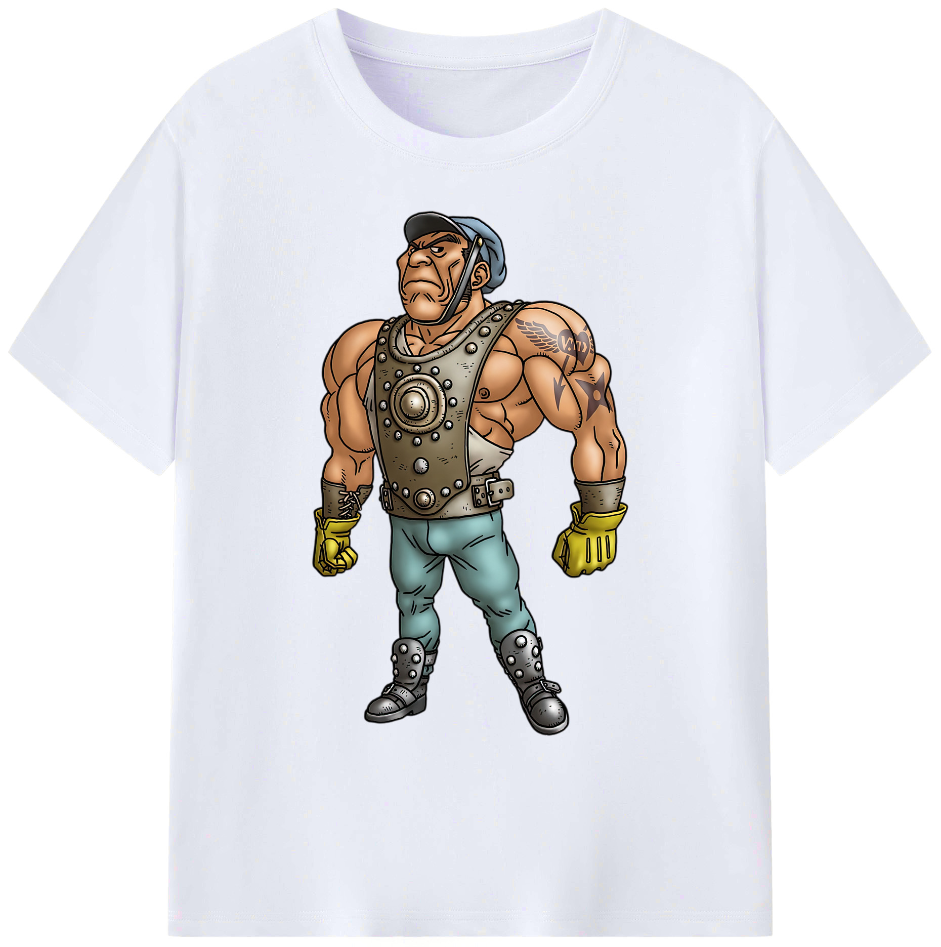 （画像用） ドラゴンクエスト Doragon Kuesuto Dragon Quest 綿100％ メンズ半袖Tシャツ｜肌触りやわらか＆通気性