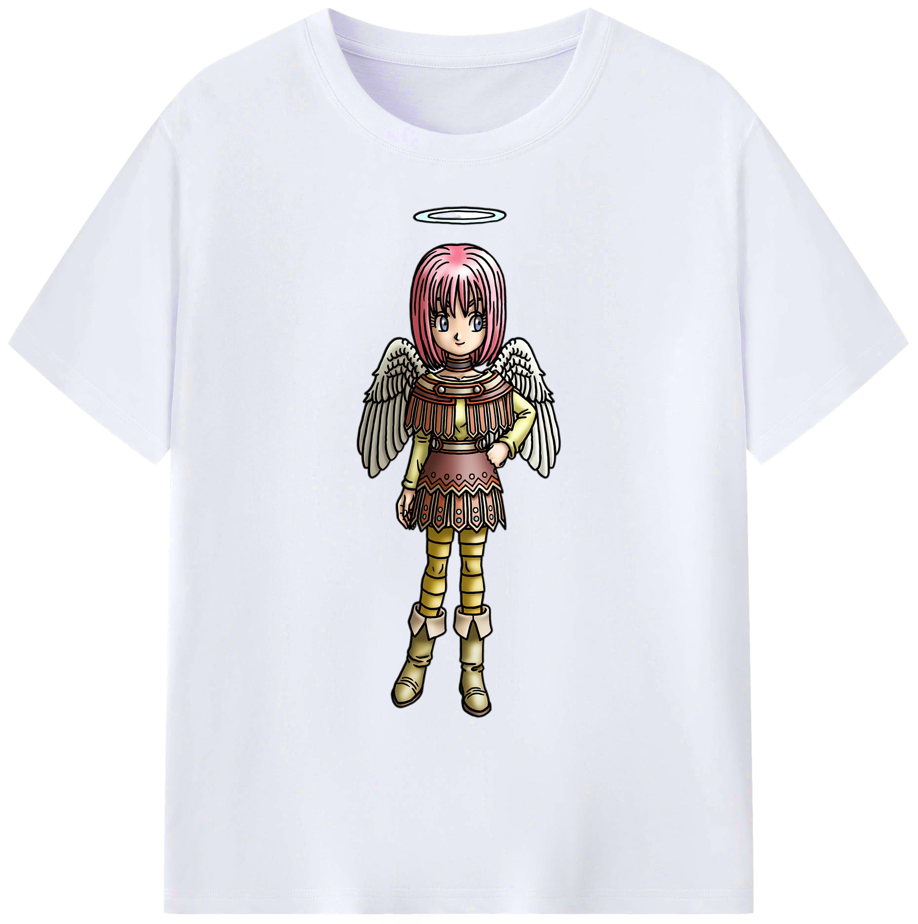 （画像用） ドラゴンクエスト Doragon Kuesuto Dragon Quest 綿100％ メンズ半袖Tシャツ｜肌触りやわらか＆通気性