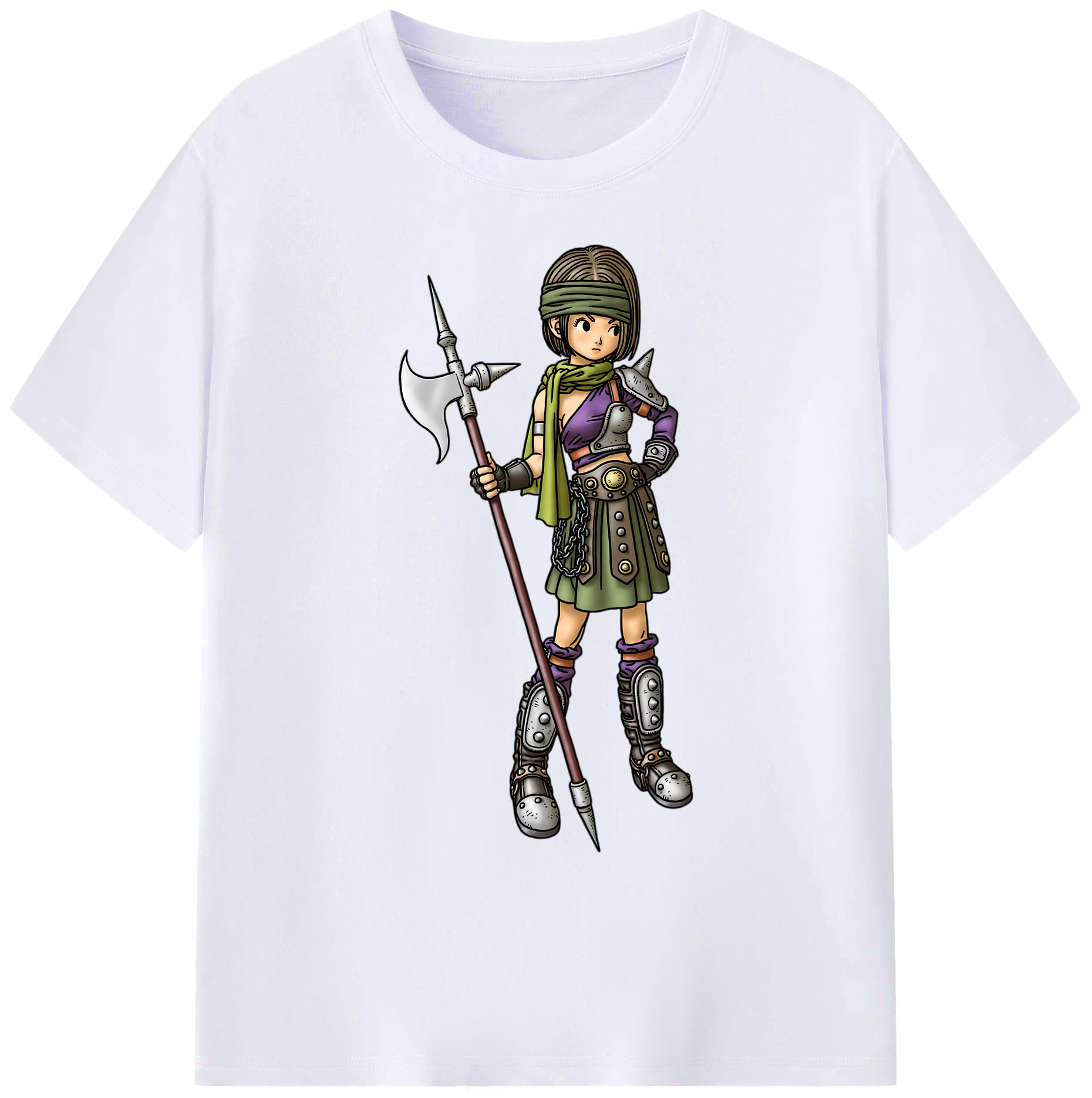 （画像用） ドラゴンクエスト Doragon Kuesuto Dragon Quest 綿100％ メンズ半袖Tシャツ｜肌触りやわらか＆通気性