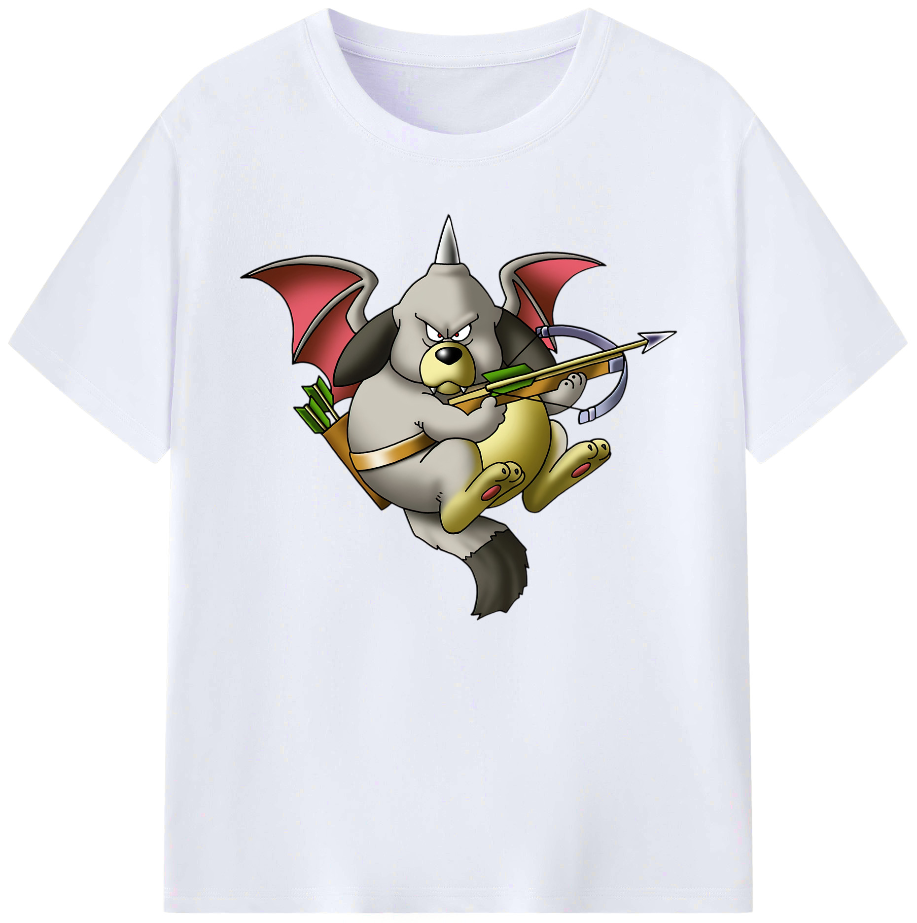 （画像用） ドラゴンクエスト Doragon Kuesuto Dragon Quest 綿100％ メンズ半袖Tシャツ｜肌触りやわらか＆通気性