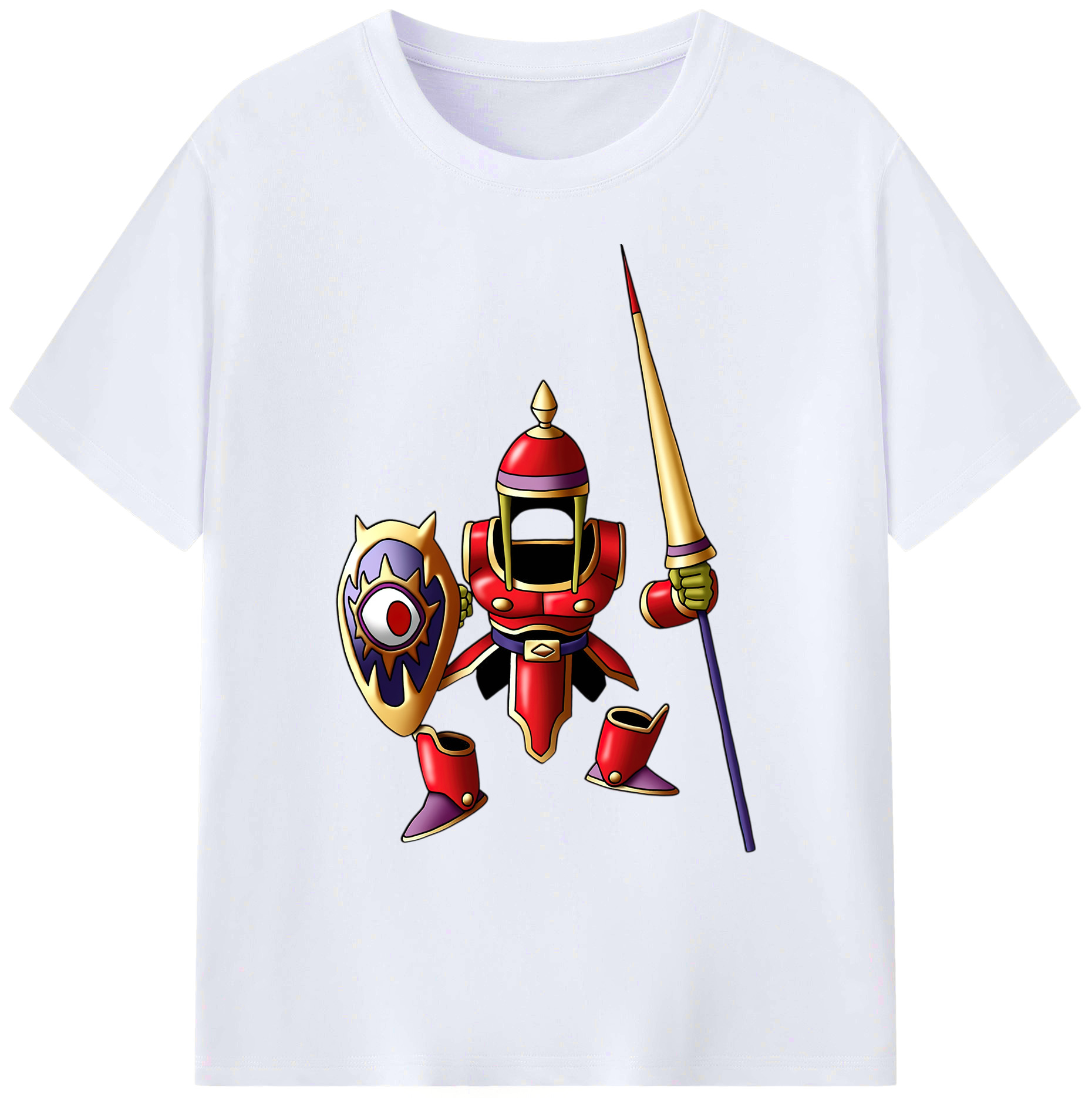 （画像用） ドラゴンクエスト Doragon Kuesuto Dragon Quest 綿100％ メンズ半袖Tシャツ｜肌触りやわらか＆通気性