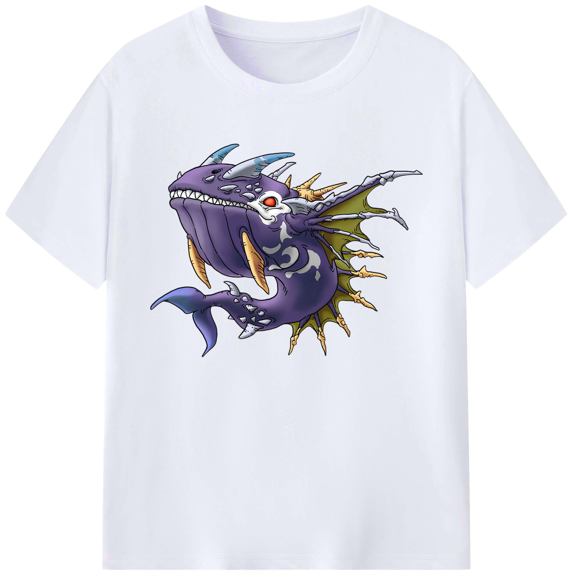 （画像用） ドラゴンクエスト Doragon Kuesuto Dragon Quest 綿100％ メンズ半袖Tシャツ｜肌触りやわらか＆通気性