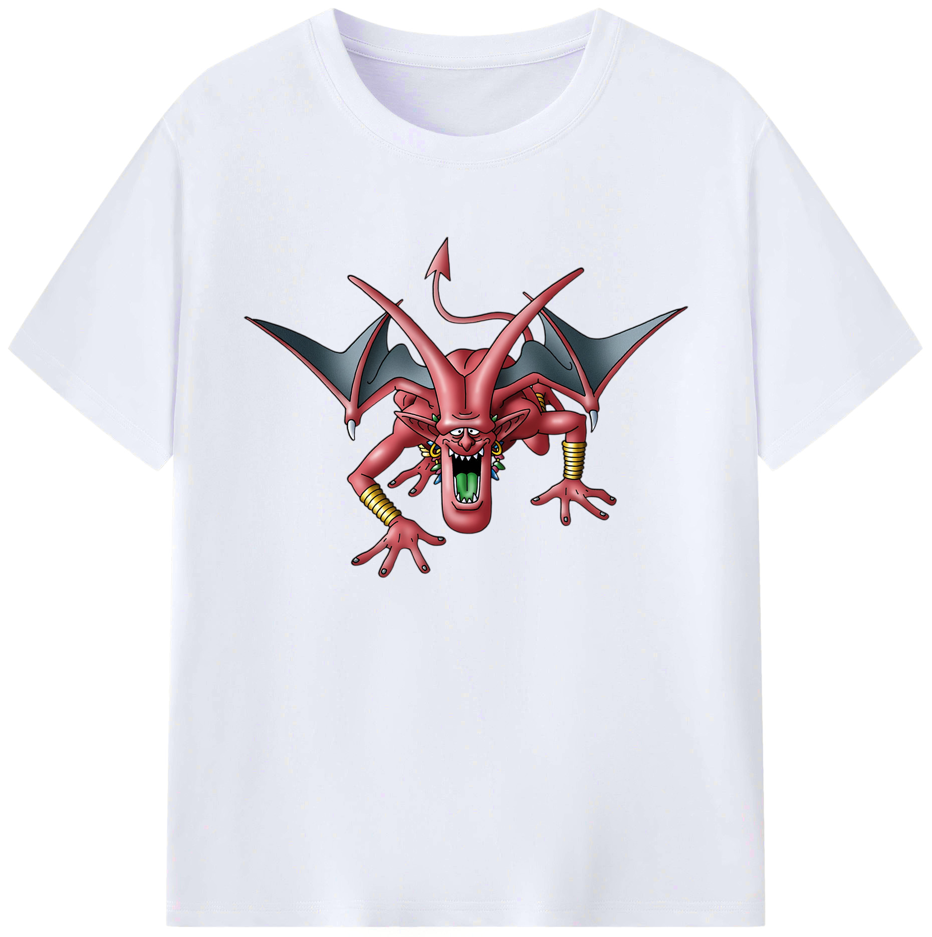 （画像用） ドラゴンクエスト Doragon Kuesuto Dragon Quest 綿100％ メンズ半袖Tシャツ｜肌触りやわらか＆通気性