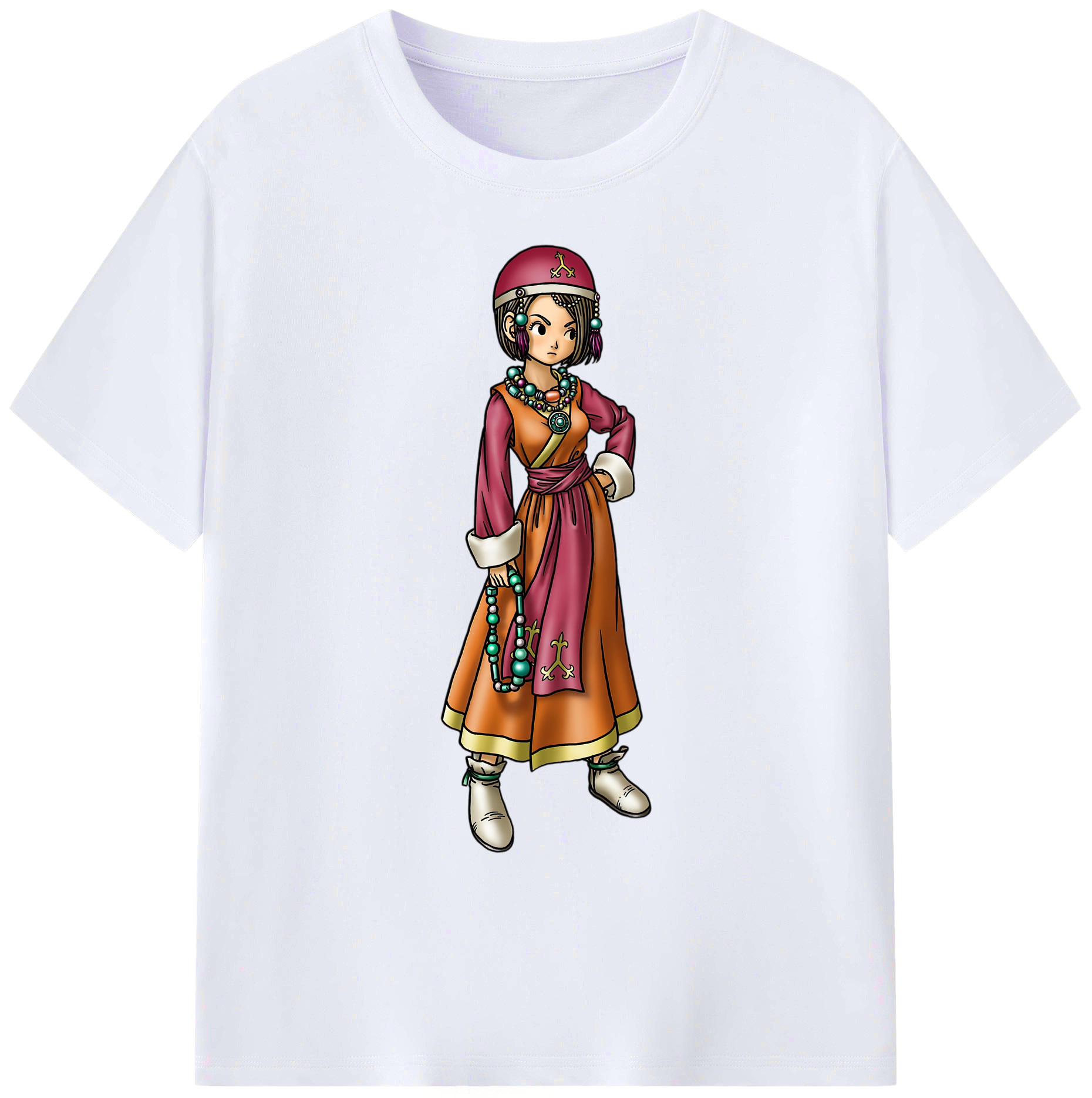 （画像用） ドラゴンクエスト Doragon Kuesuto Dragon Quest 綿100％ メンズ半袖Tシャツ｜肌触りやわらか＆通気性