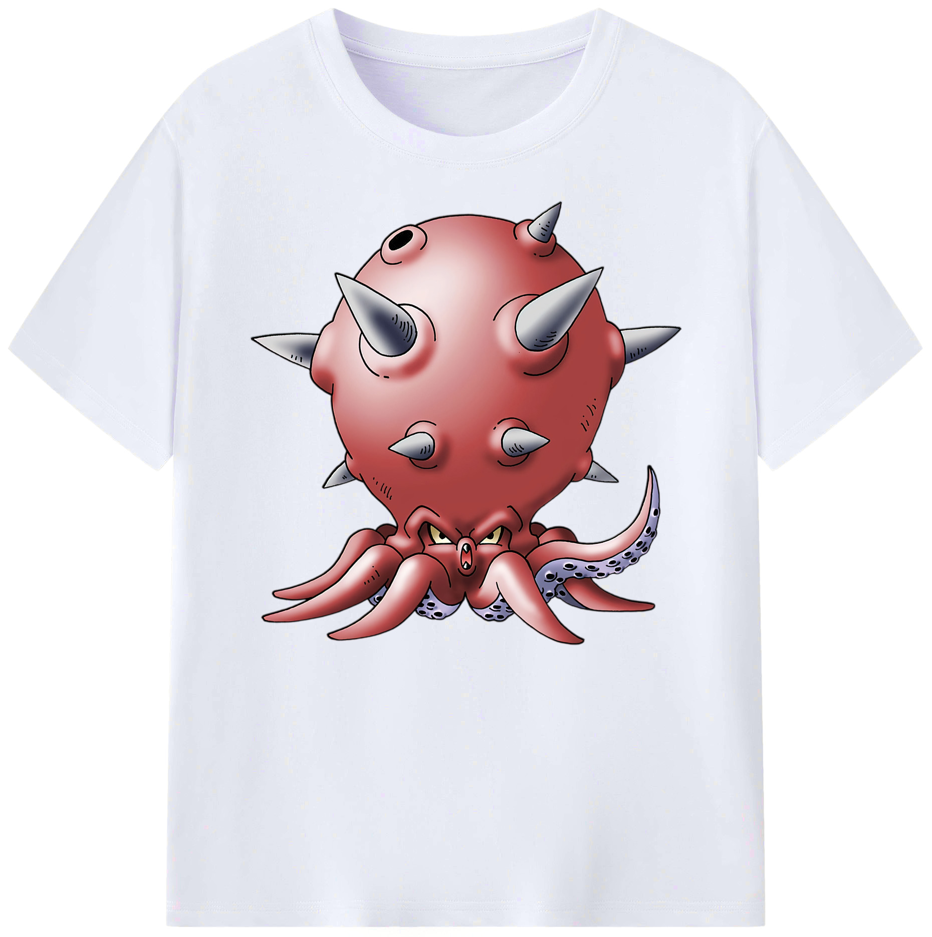 （画像用） ドラゴンクエスト Doragon Kuesuto Dragon Quest 綿100％ メンズ半袖Tシャツ｜肌触りやわらか＆通気性