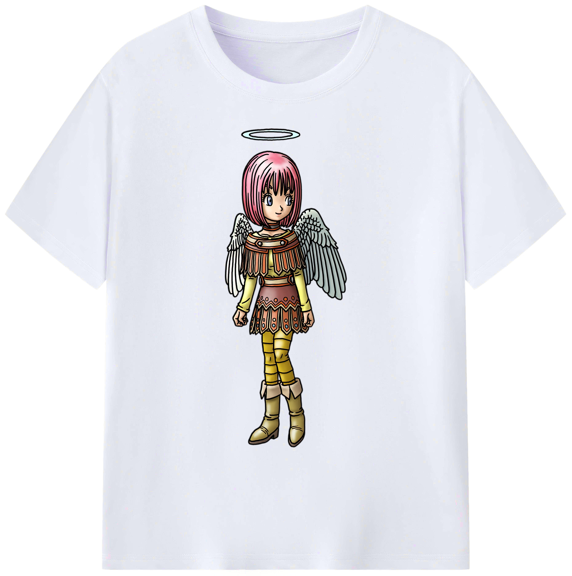 （画像用） ドラゴンクエスト Doragon Kuesuto Dragon Quest 綿100％ メンズ半袖Tシャツ｜肌触りやわらか＆通気性