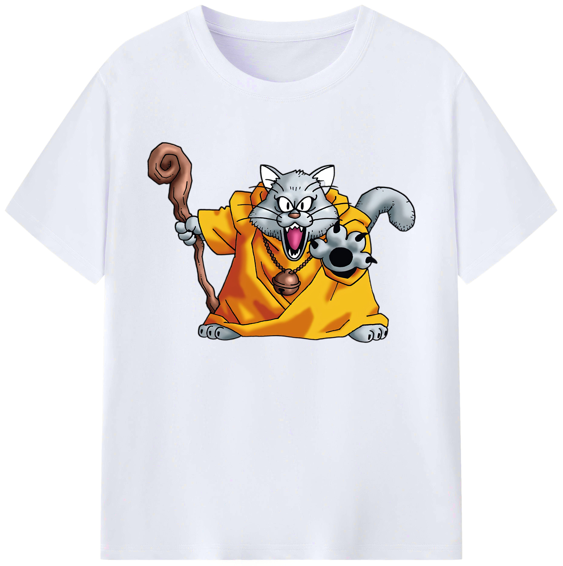 （画像用） ドラゴンクエスト Doragon Kuesuto Dragon Quest 綿100％ メンズ半袖Tシャツ｜肌触りやわらか＆通気性
