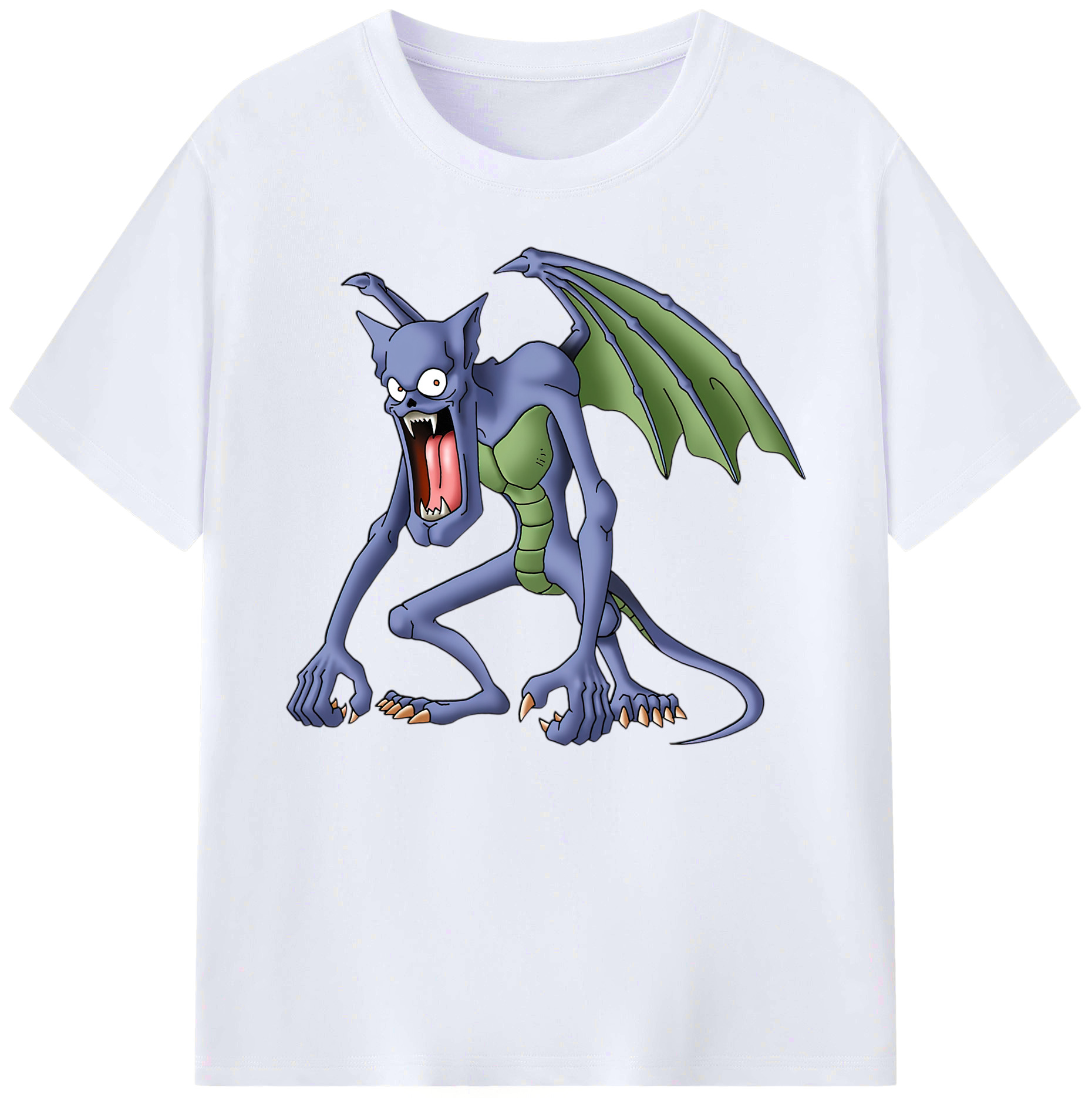 （画像用） ドラゴンクエスト Doragon Kuesuto Dragon Quest 綿100％ メンズ半袖Tシャツ｜肌触りやわらか＆通気性
