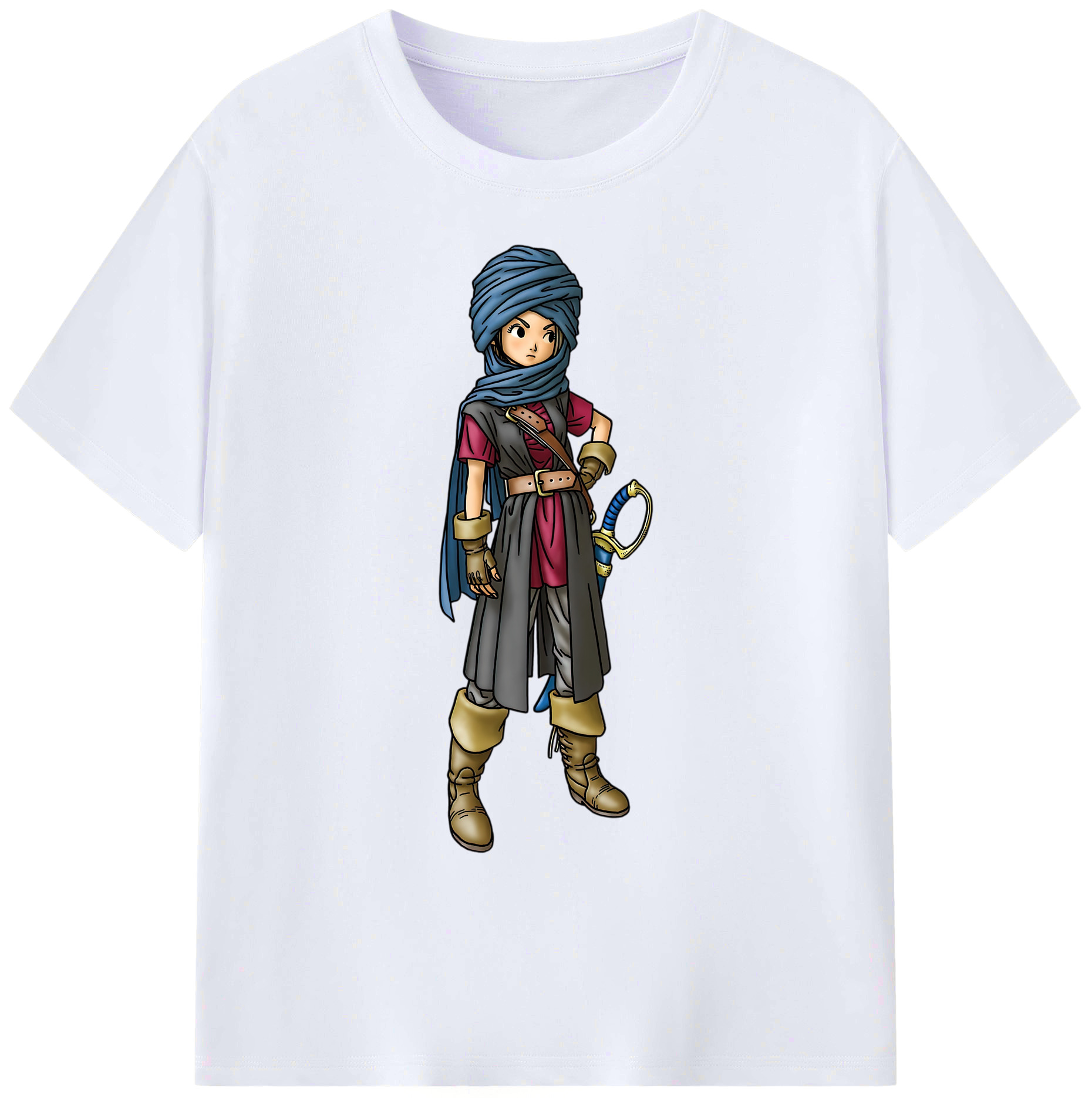 （画像用） ドラゴンクエスト Doragon Kuesuto Dragon Quest 綿100％ メンズ半袖Tシャツ｜肌触りやわらか＆通気性