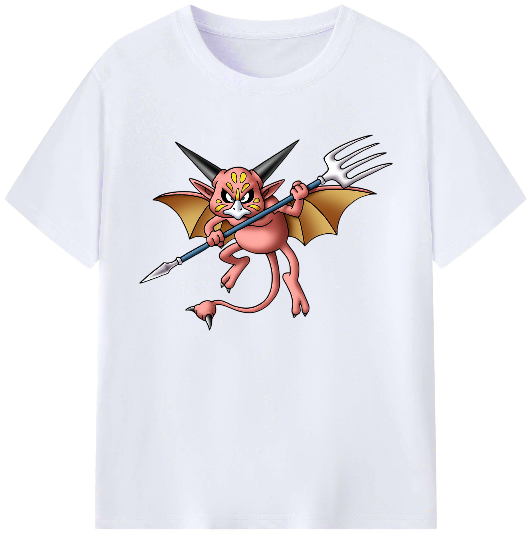 （画像用） ドラゴンクエスト Doragon Kuesuto Dragon Quest 綿100％ メンズ半袖Tシャツ｜肌触りやわらか＆通気性