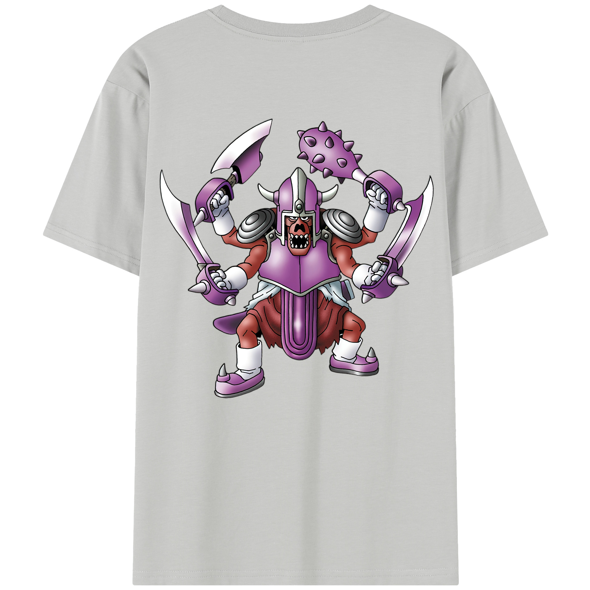 （画像用） ドラゴンクエスト Doragon Kuesuto Dragon Quest レディース半袖Tシャツ(バックプリント)