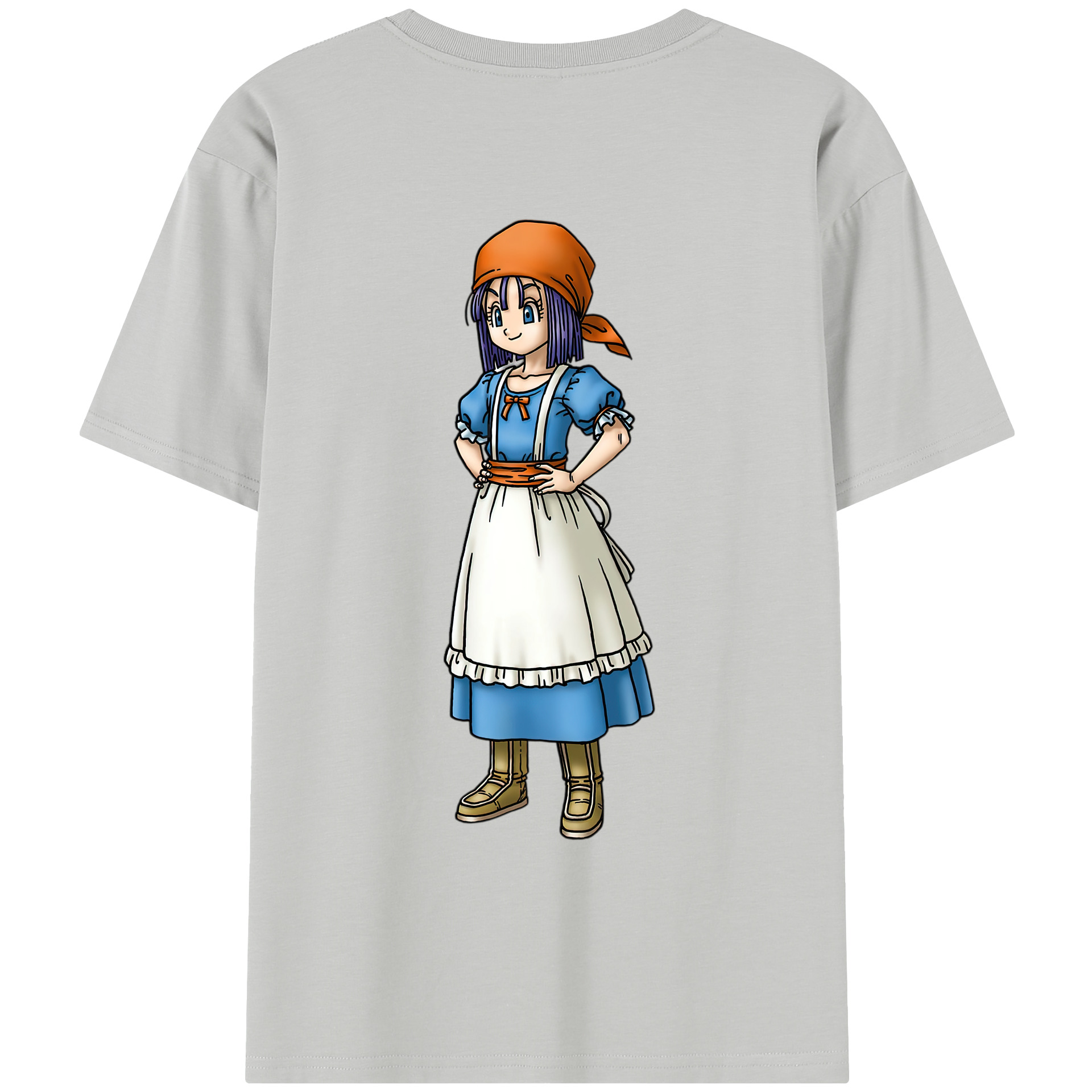（画像用） ドラゴンクエスト Doragon Kuesuto Dragon Quest レディース半袖Tシャツ(バックプリント)
