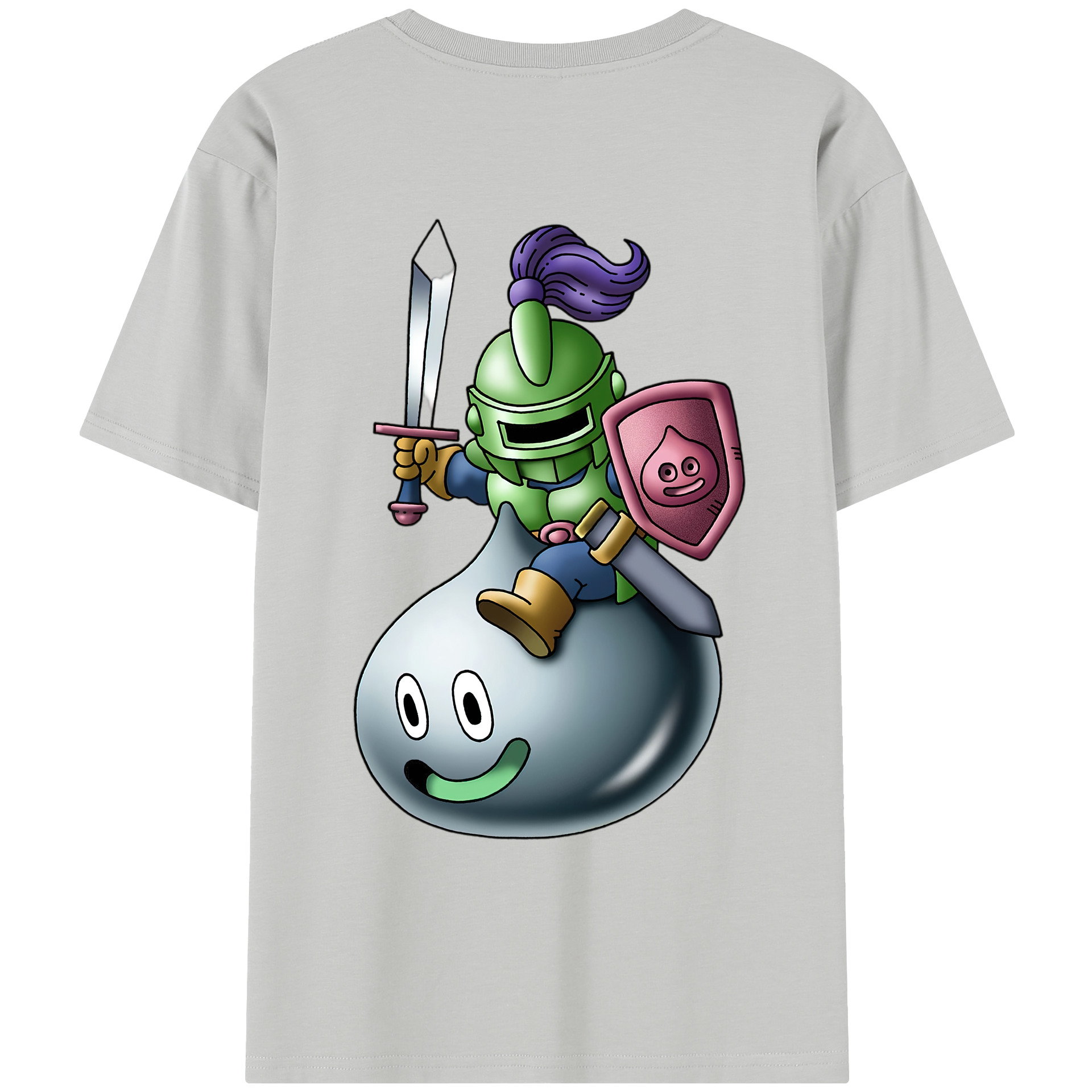 （画像用） ドラゴンクエスト Doragon Kuesuto Dragon Quest レディース半袖Tシャツ(バックプリント)