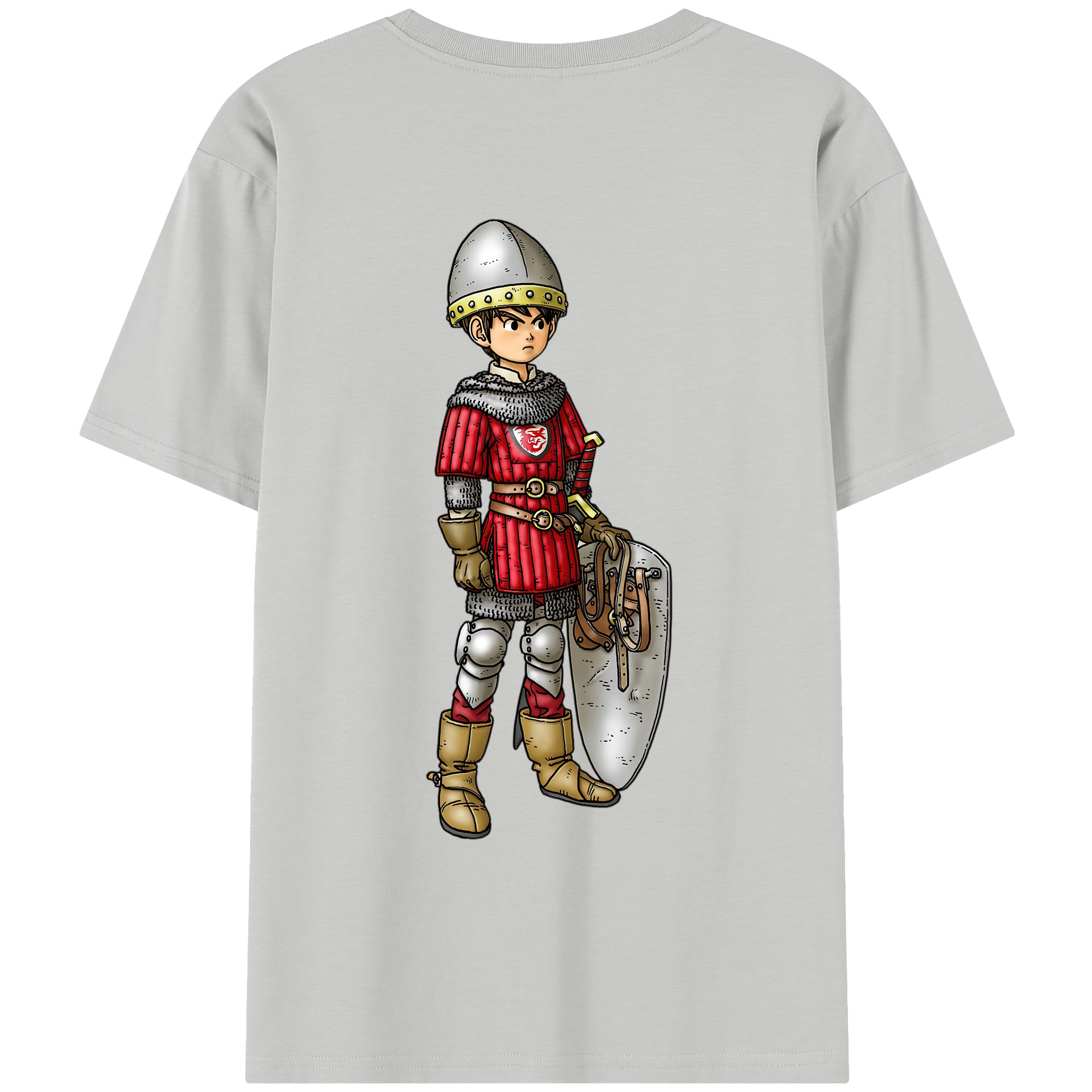 （画像用） ドラゴンクエスト Doragon Kuesuto Dragon Quest レディース半袖Tシャツ(バックプリント)
