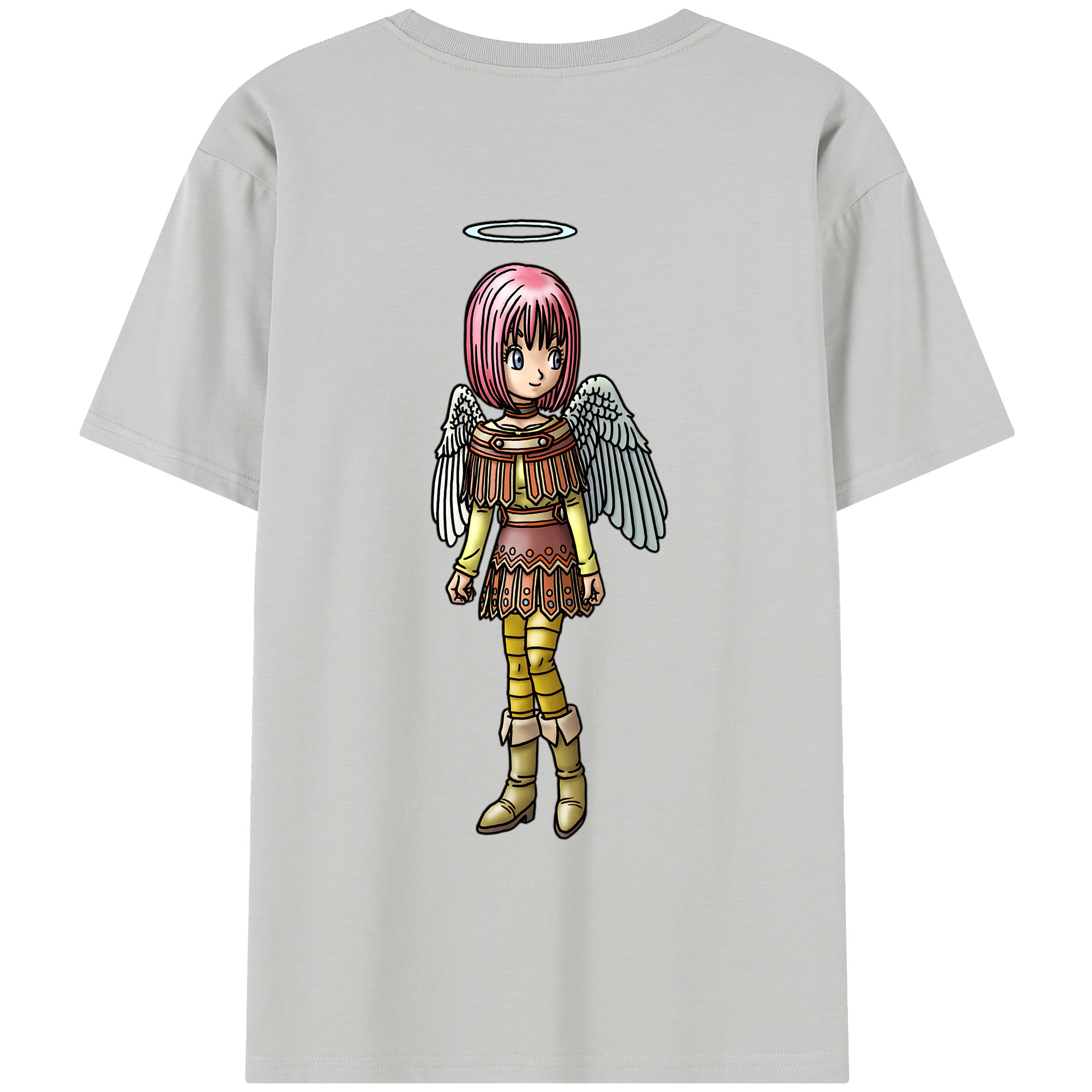 （画像用） ドラゴンクエスト Doragon Kuesuto Dragon Quest レディース半袖Tシャツ(バックプリント)
