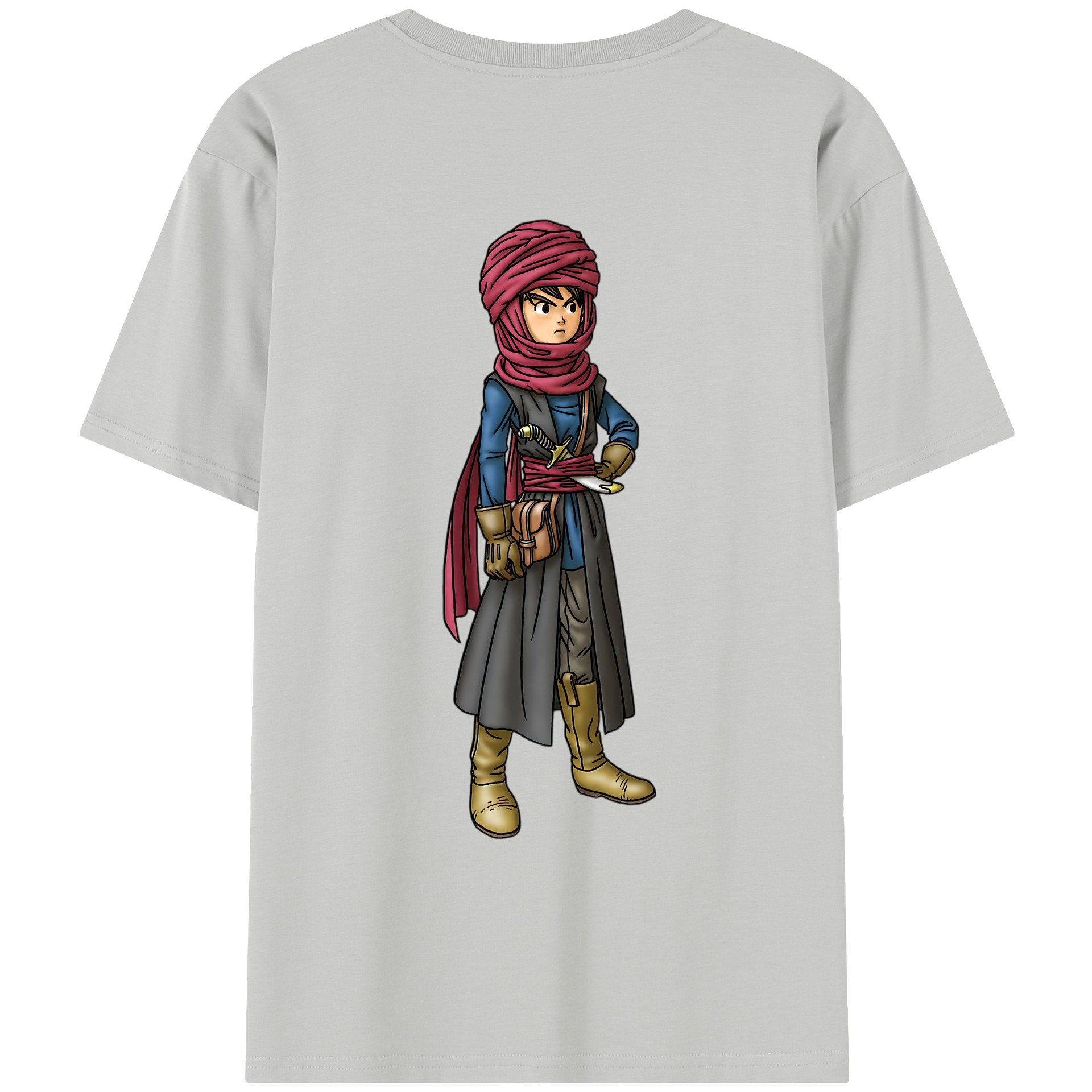 （画像用） ドラゴンクエスト Doragon Kuesuto Dragon Quest レディース半袖Tシャツ(バックプリント)